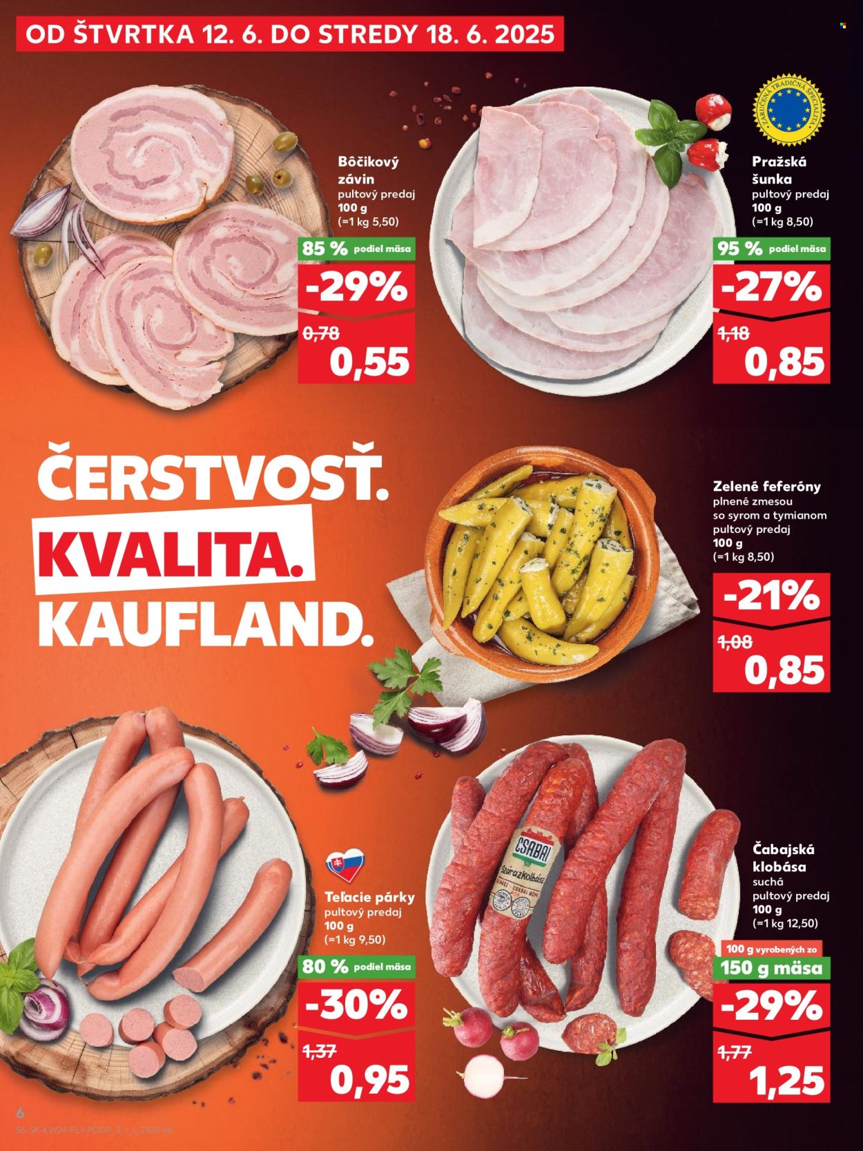 Leták Kaufland - 12.6.2025 - 18.6.2025. Strana 6