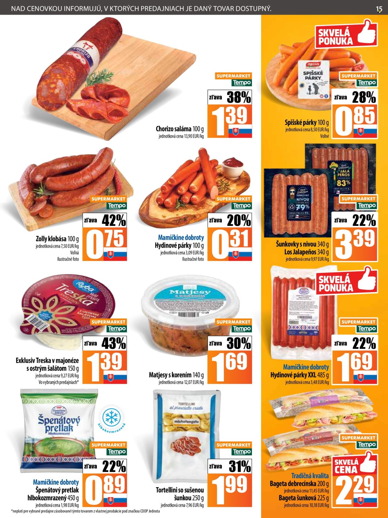 Leták COOP Jednota - 12.6.2025 - 18.6.2025. Strana 15