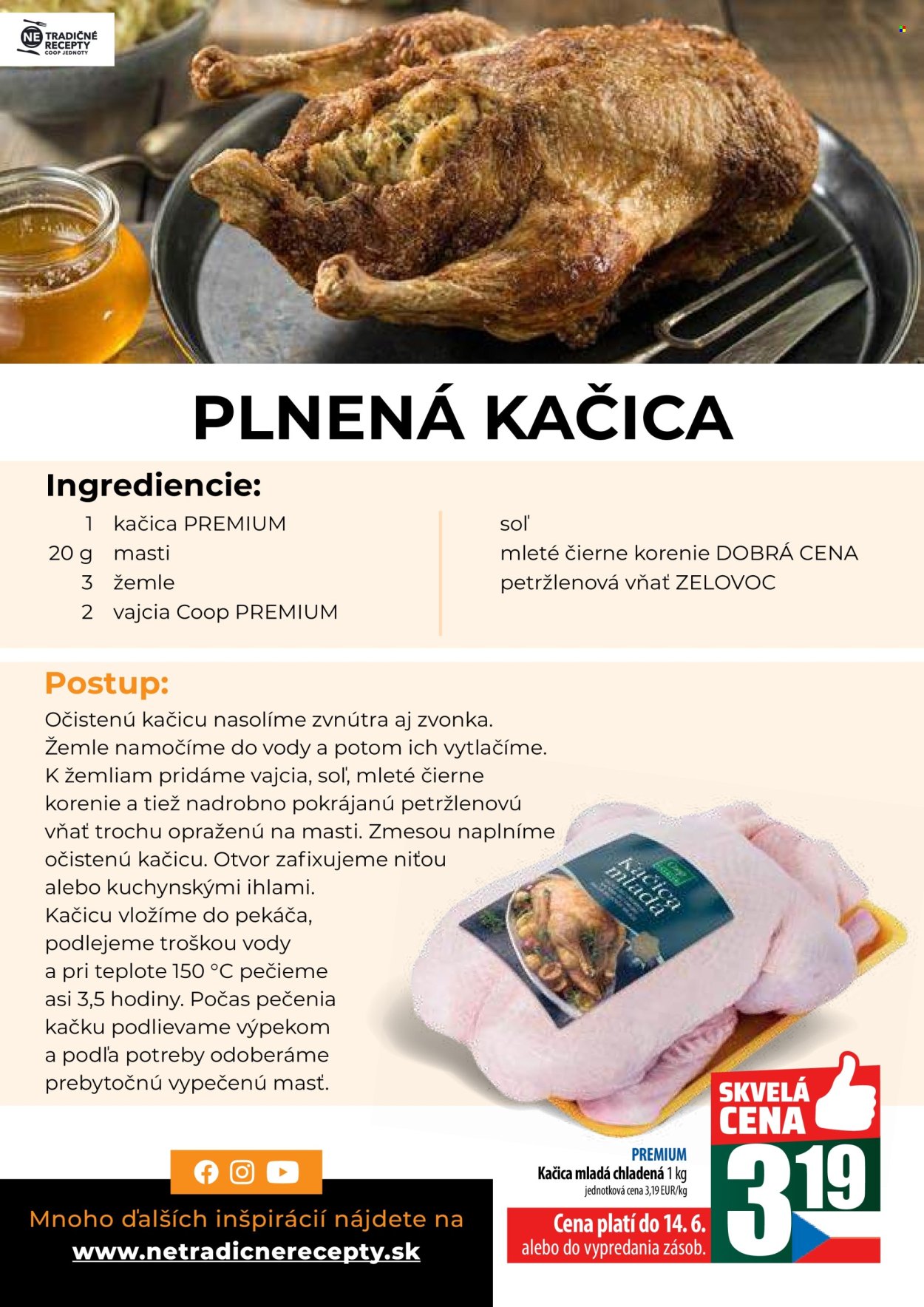Leták COOP Jednota - 12.6.2025 - 18.6.2025. Strana 19