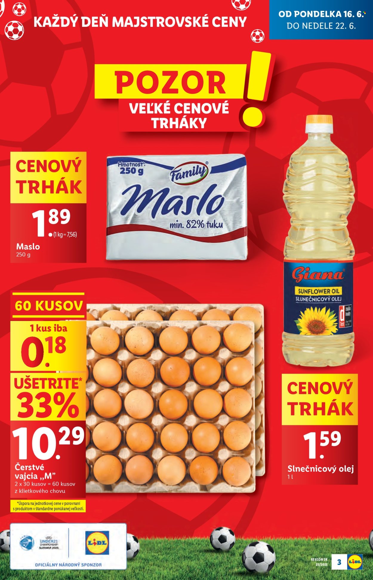 Leták Lidl - 16.6.2025 - 22.6.2025. Strana 3