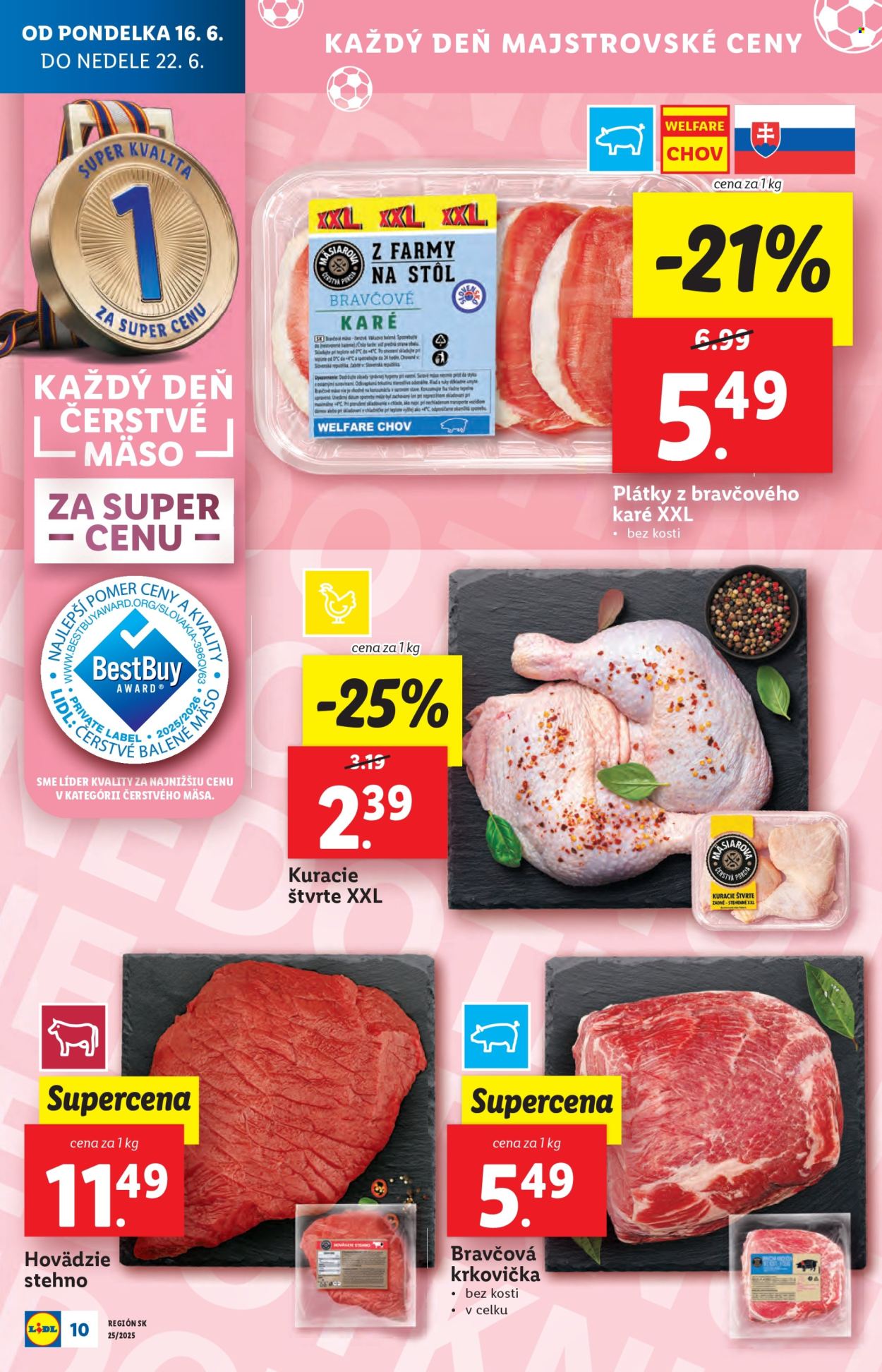 Leták Lidl - 16.6.2025 - 22.6.2025. Strana 14