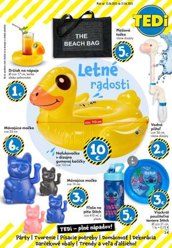 Leták TEDi - 13.6.2025 - 21.6.2025.