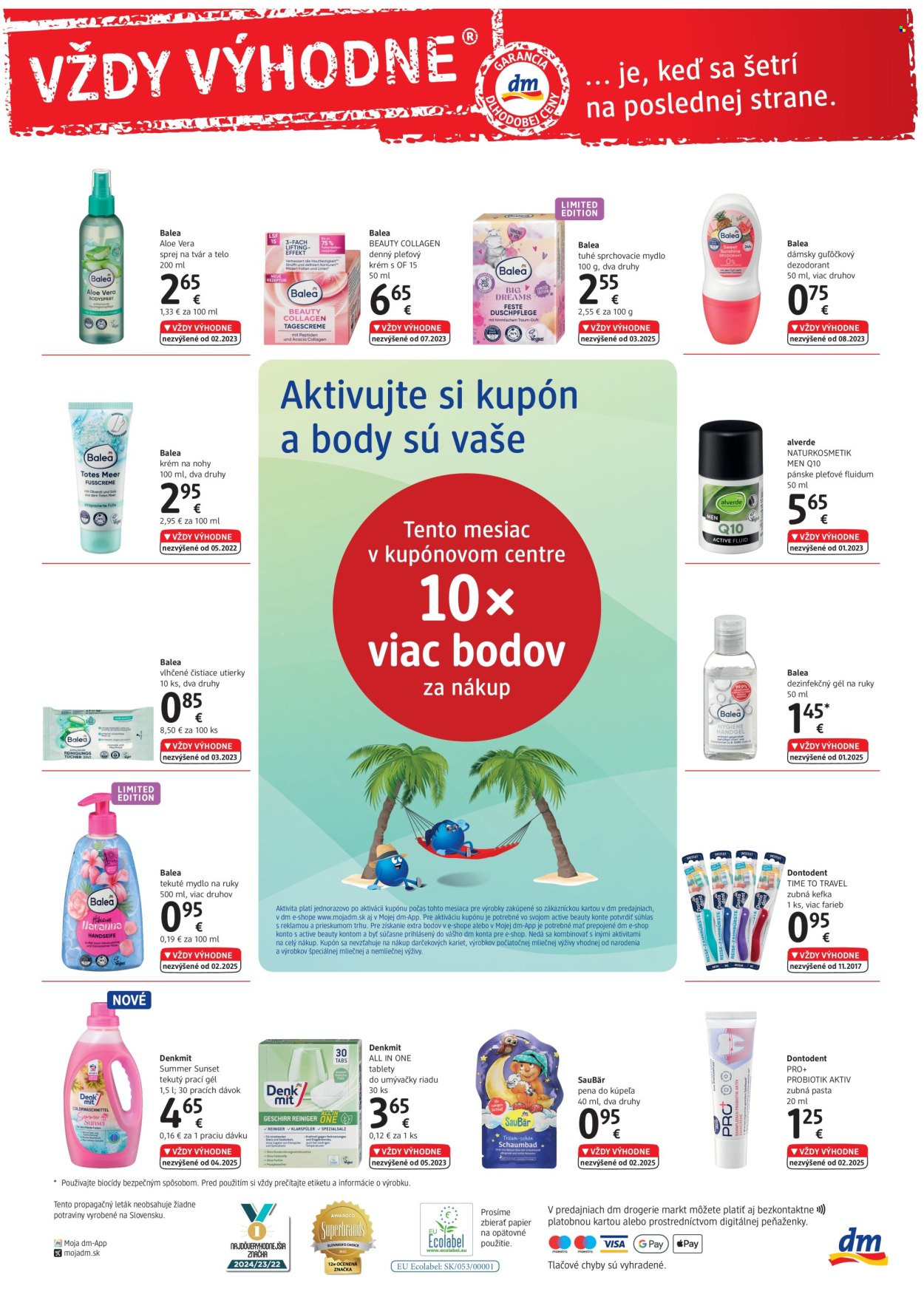 Leták dm drogerie - 1.6.2025 - 30.6.2025. Strana 4