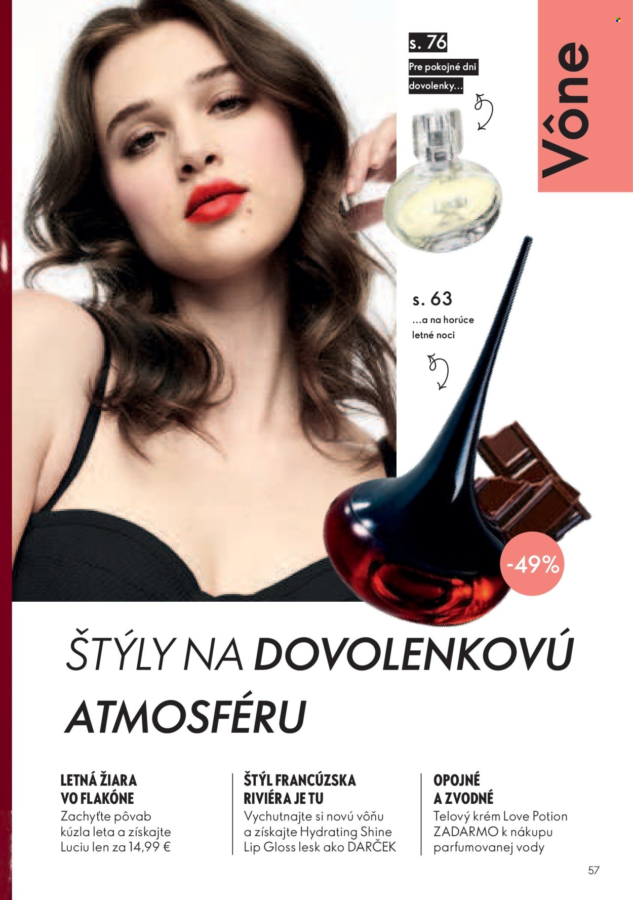 Leták Oriflame - 6.7.2025 - 26.7.2025. Strana 57