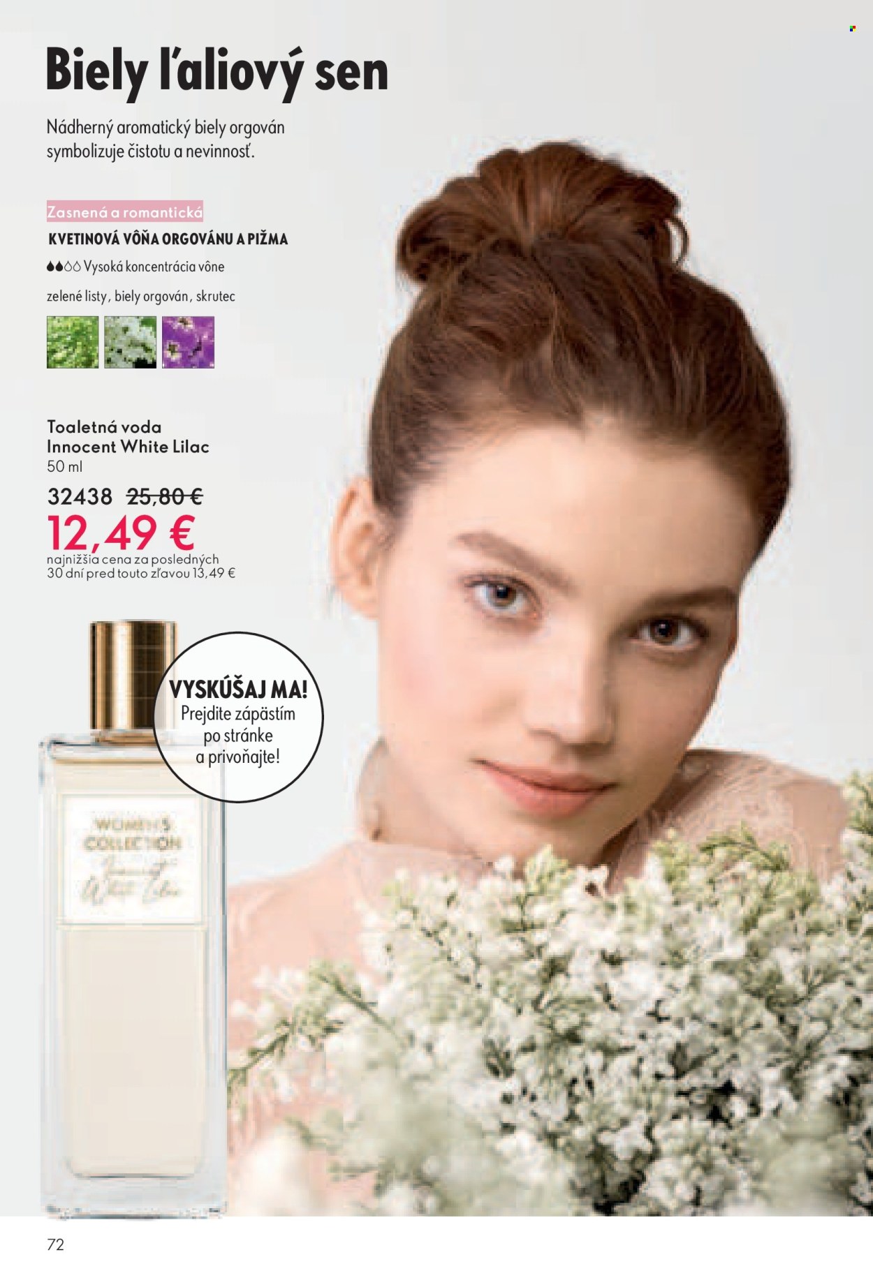 Leták Oriflame - 6.7.2025 - 26.7.2025. Strana 72