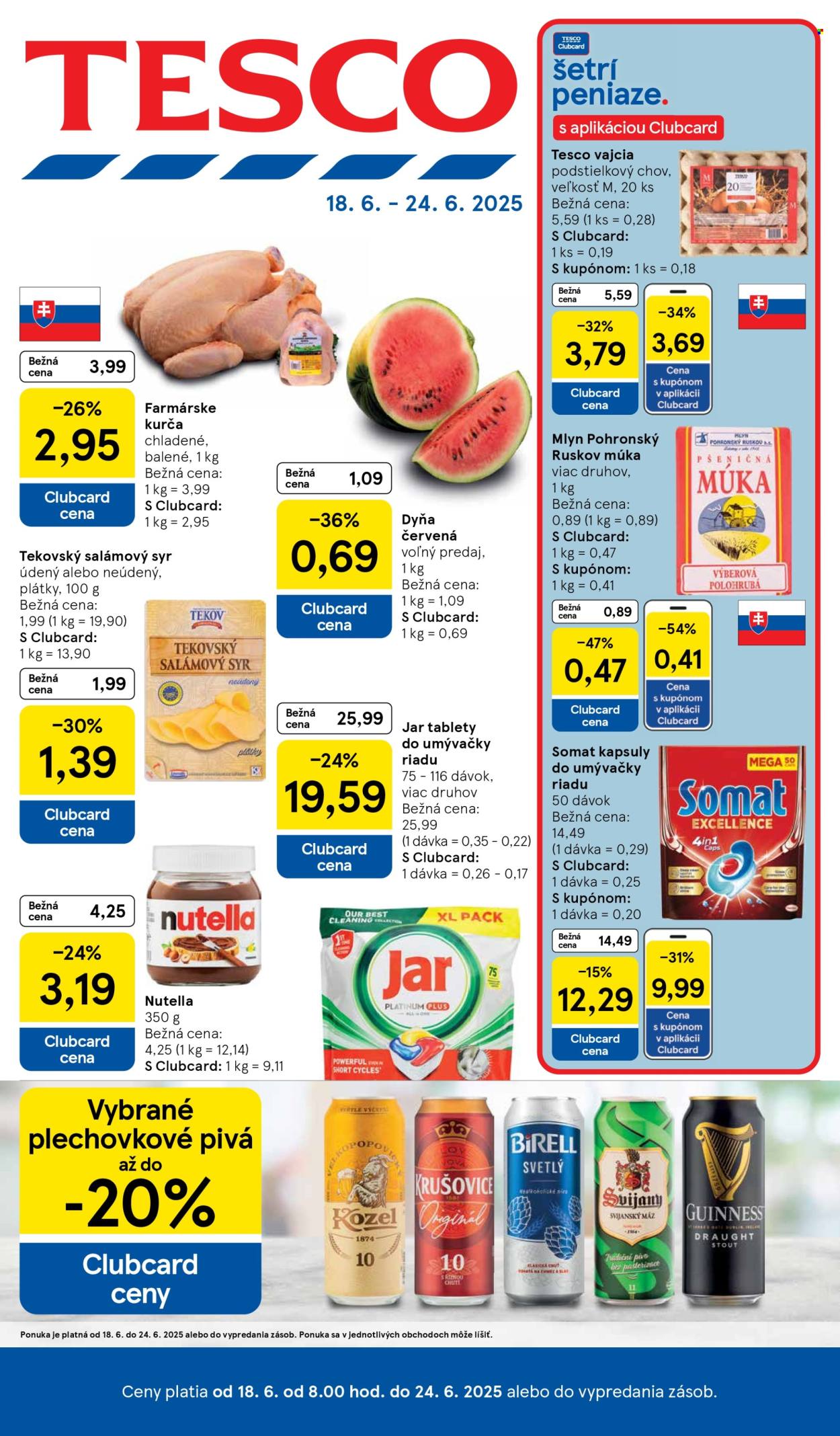 Leták TESCO - 18.6.2025 - 24.6.2025. Strana 1