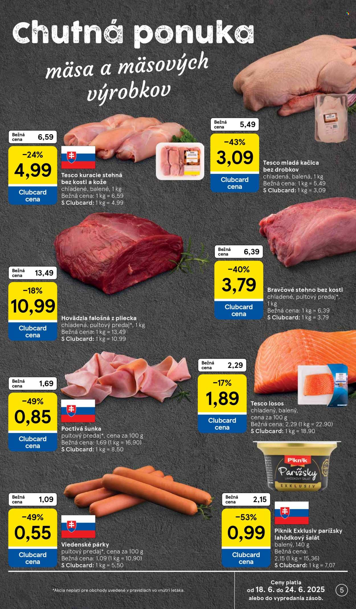 Leták TESCO - 18.6.2025 - 24.6.2025. Strana 5