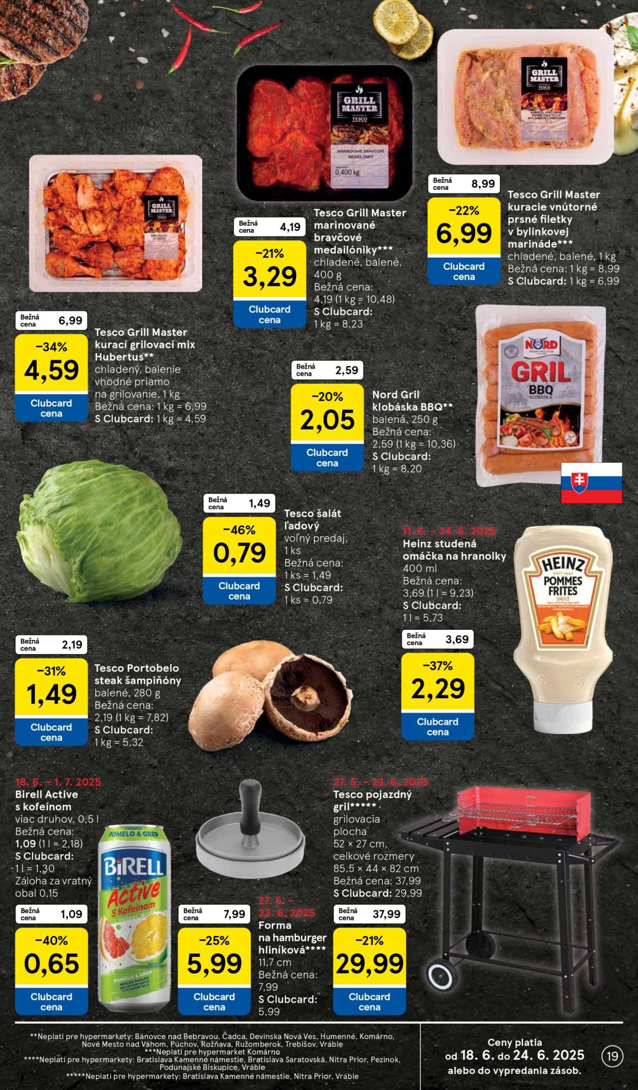 Leták TESCO - 18.6.2025 - 24.6.2025. Strana 19