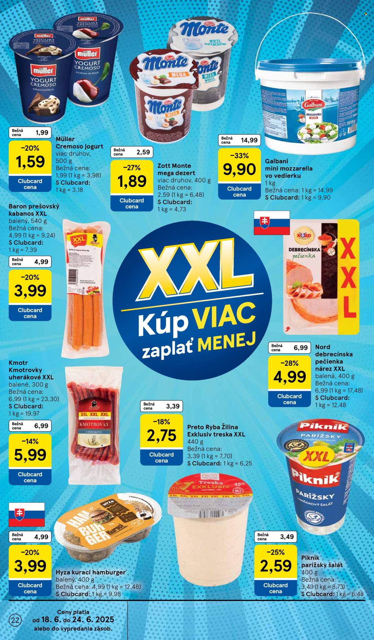 Leták TESCO - 18.6.2025 - 24.6.2025. Strana 22