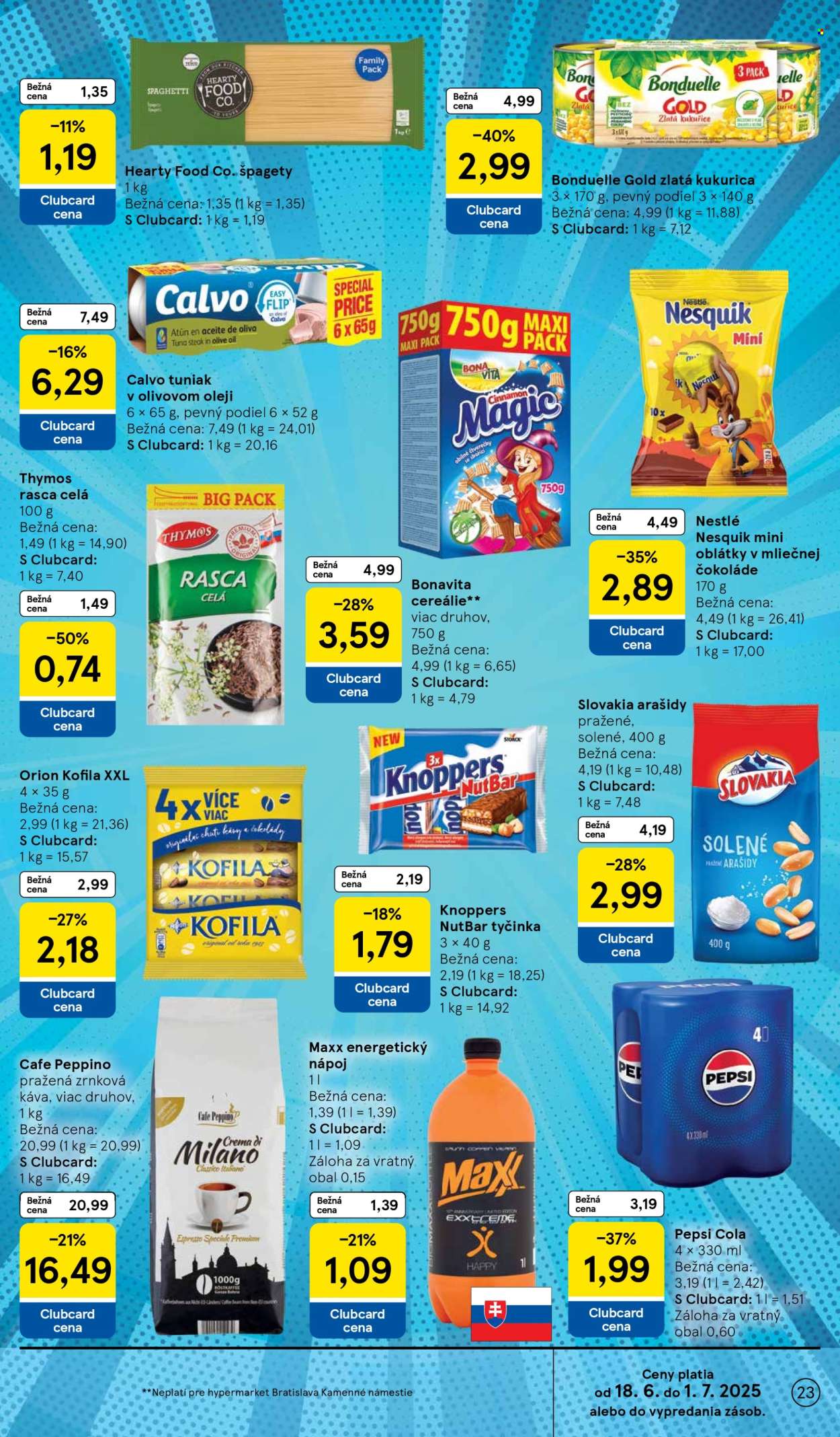 Leták TESCO - 18.6.2025 - 24.6.2025. Strana 23