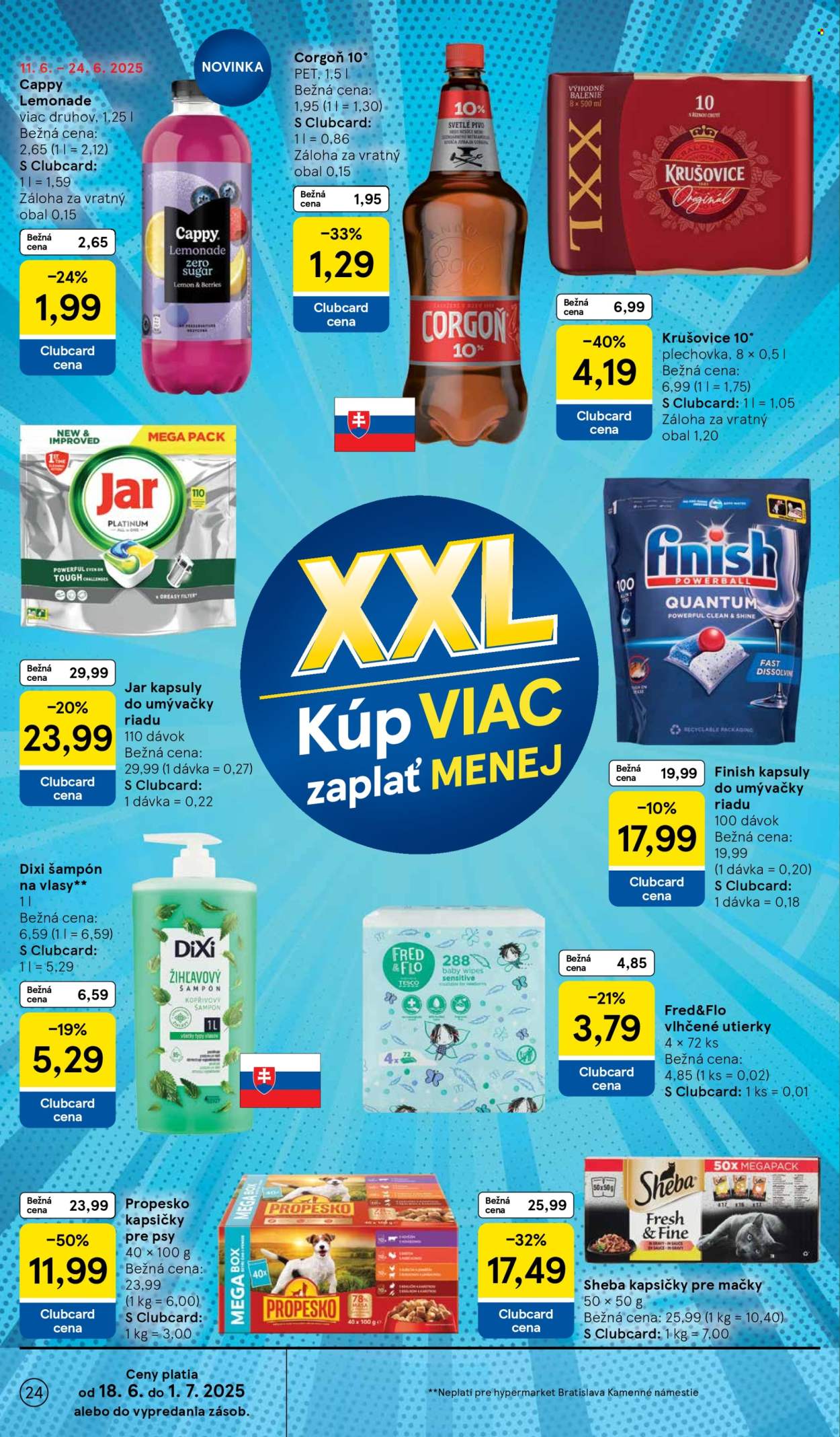 Leták TESCO - 18.6.2025 - 24.6.2025. Strana 24