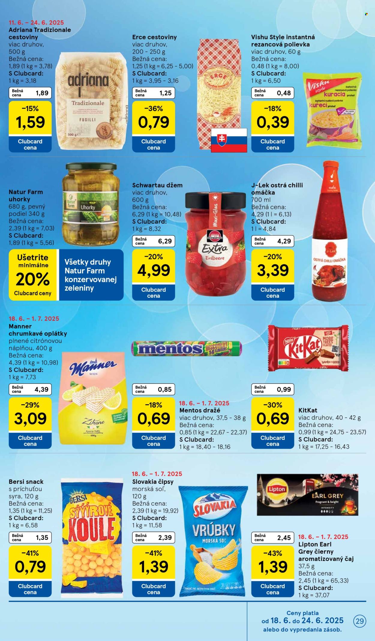 Leták TESCO - 18.6.2025 - 24.6.2025. Strana 29