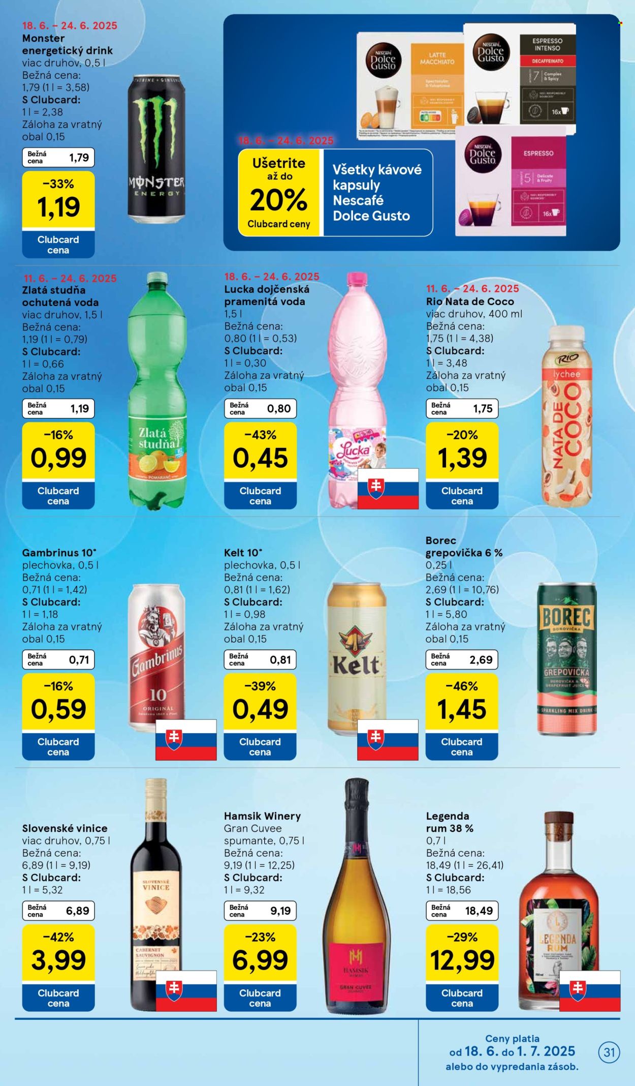 Leták TESCO - 18.6.2025 - 24.6.2025. Strana 31