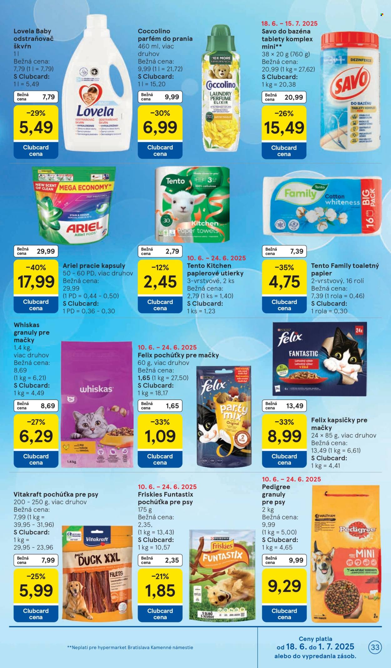 Leták TESCO - 18.6.2025 - 24.6.2025. Strana 33