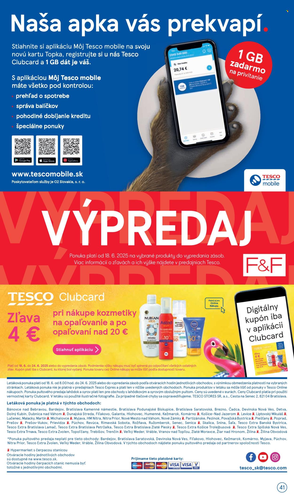 Leták TESCO - 18.6.2025 - 24.6.2025. Strana 41