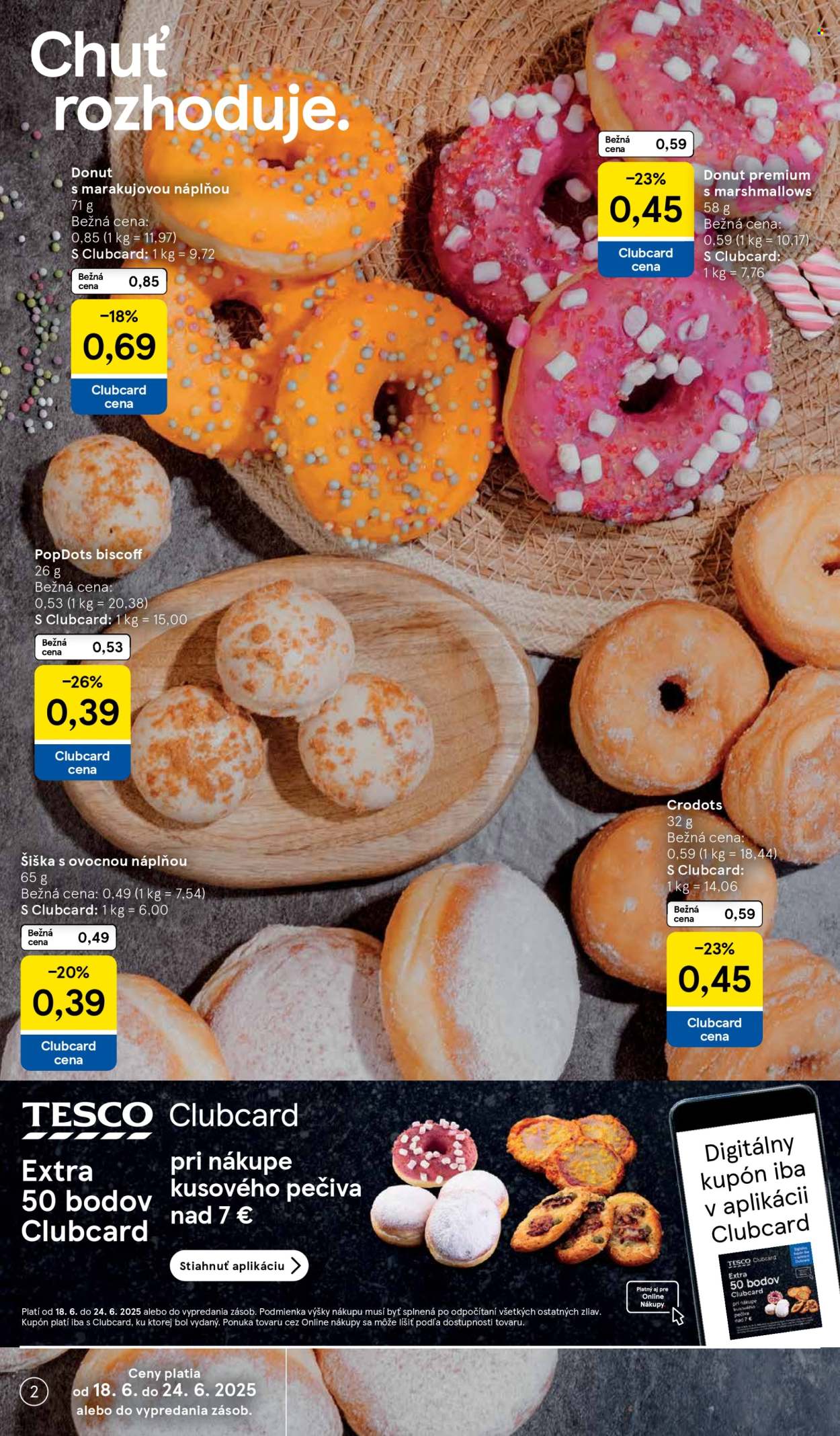 Leták TESCO supermarket - 18.6.2025 - 24.6.2025. Strana 2