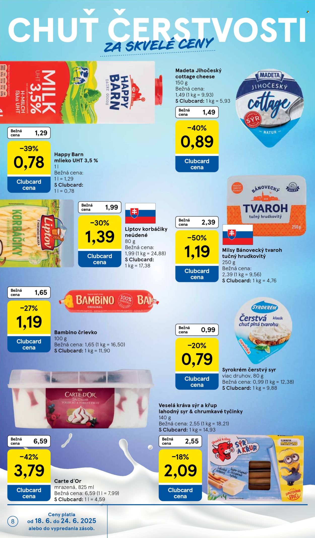 Leták TESCO supermarket - 18.6.2025 - 24.6.2025. Strana 8