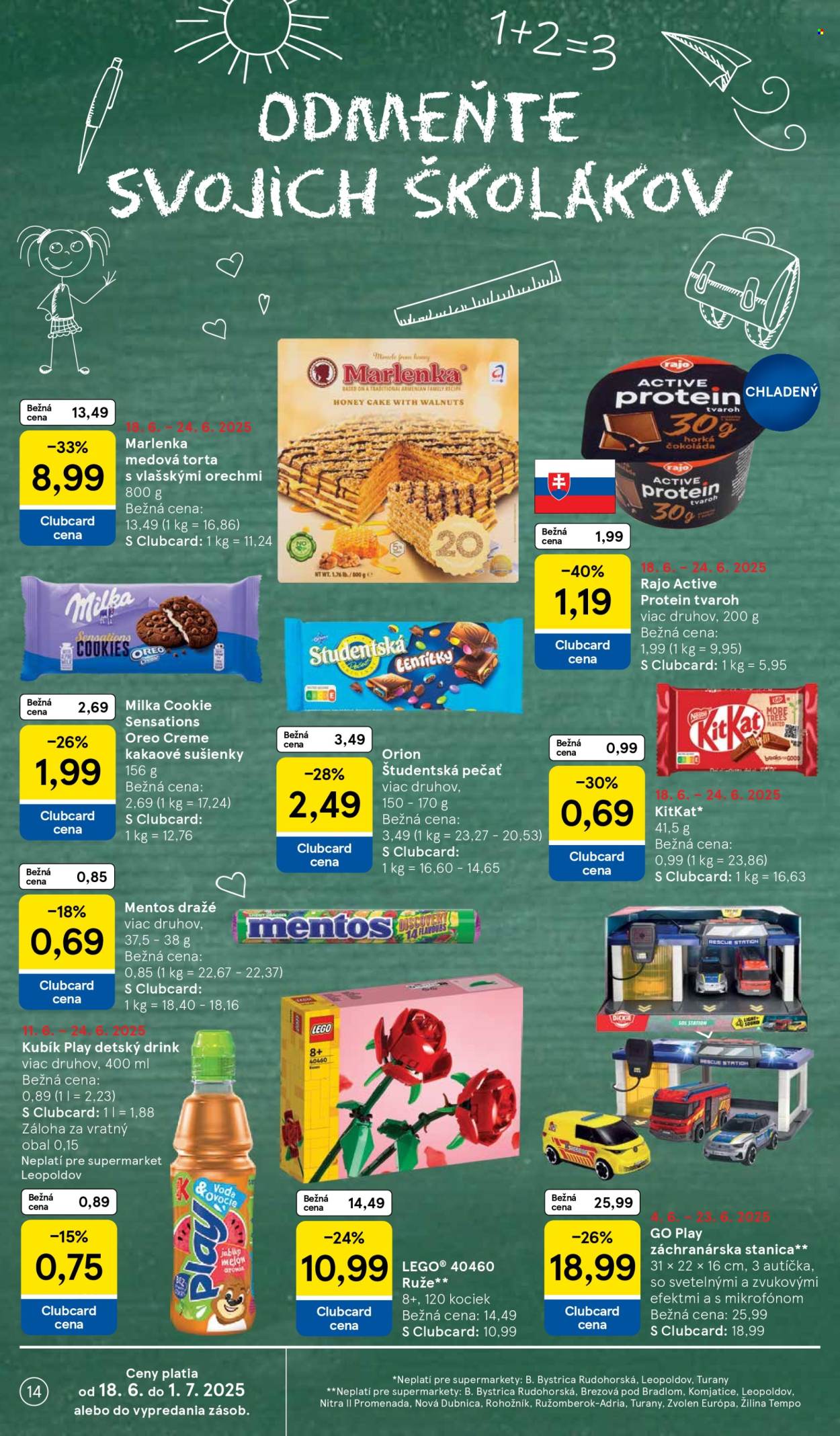 Leták TESCO supermarket - 18.6.2025 - 24.6.2025. Strana 14