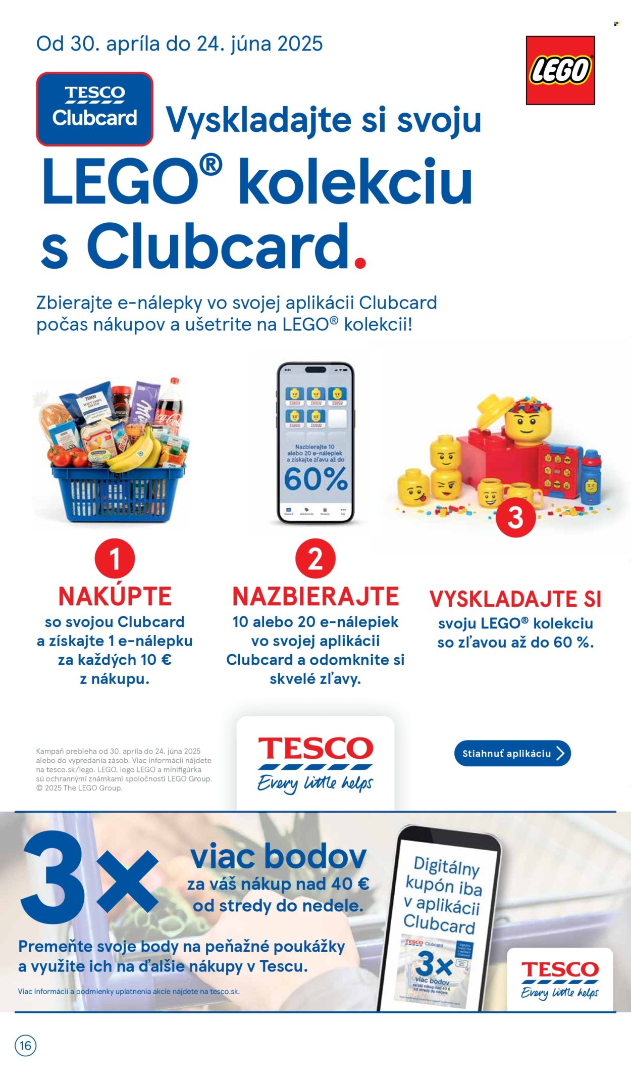 Leták TESCO supermarket - 18.6.2025 - 24.6.2025. Strana 16