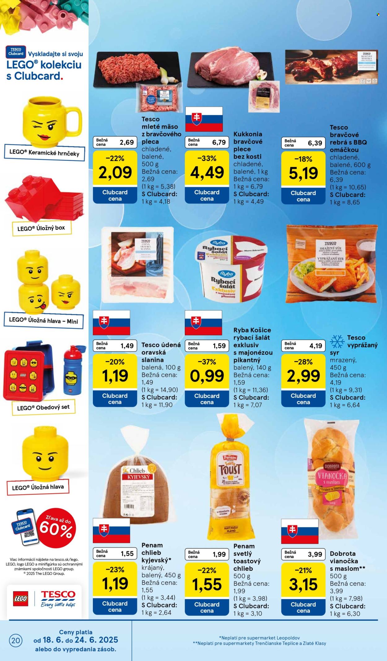 Leták TESCO supermarket - 18.6.2025 - 24.6.2025. Strana 20