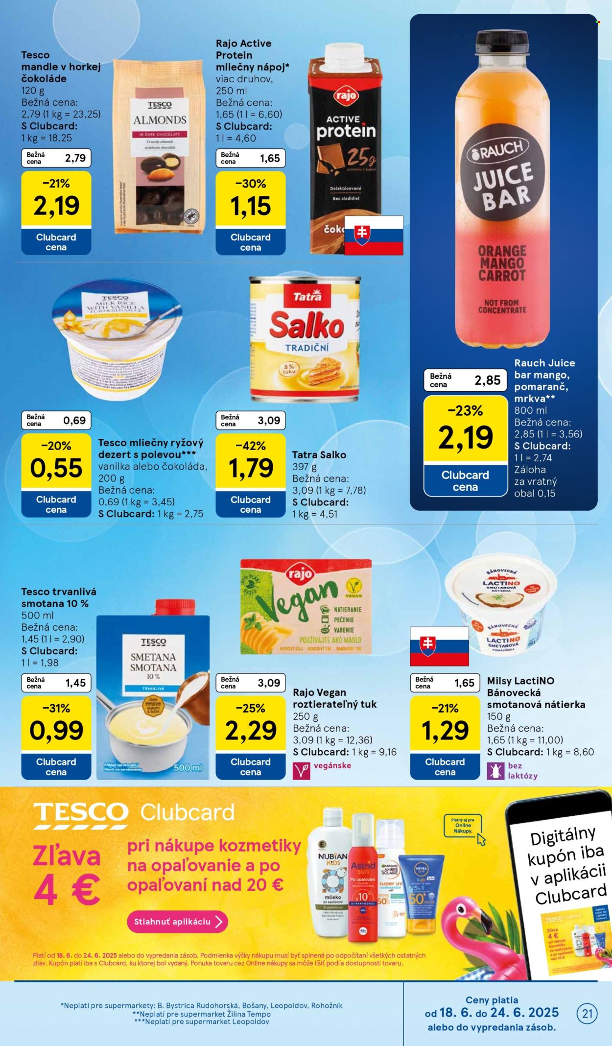 Leták TESCO supermarket - 18.6.2025 - 24.6.2025. Strana 21