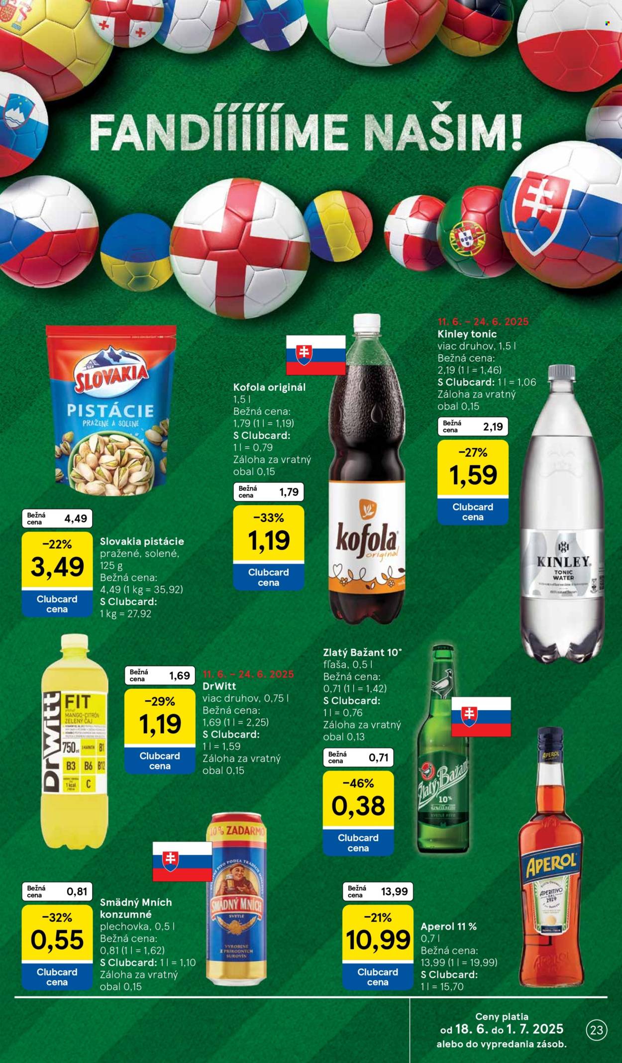 Leták TESCO supermarket - 18.6.2025 - 24.6.2025. Strana 23