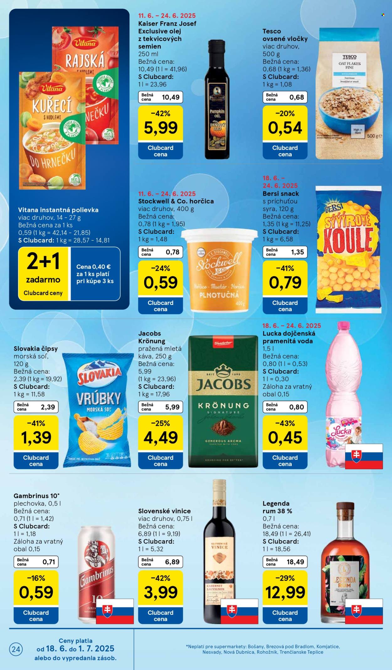 Leták TESCO supermarket - 18.6.2025 - 24.6.2025. Strana 24