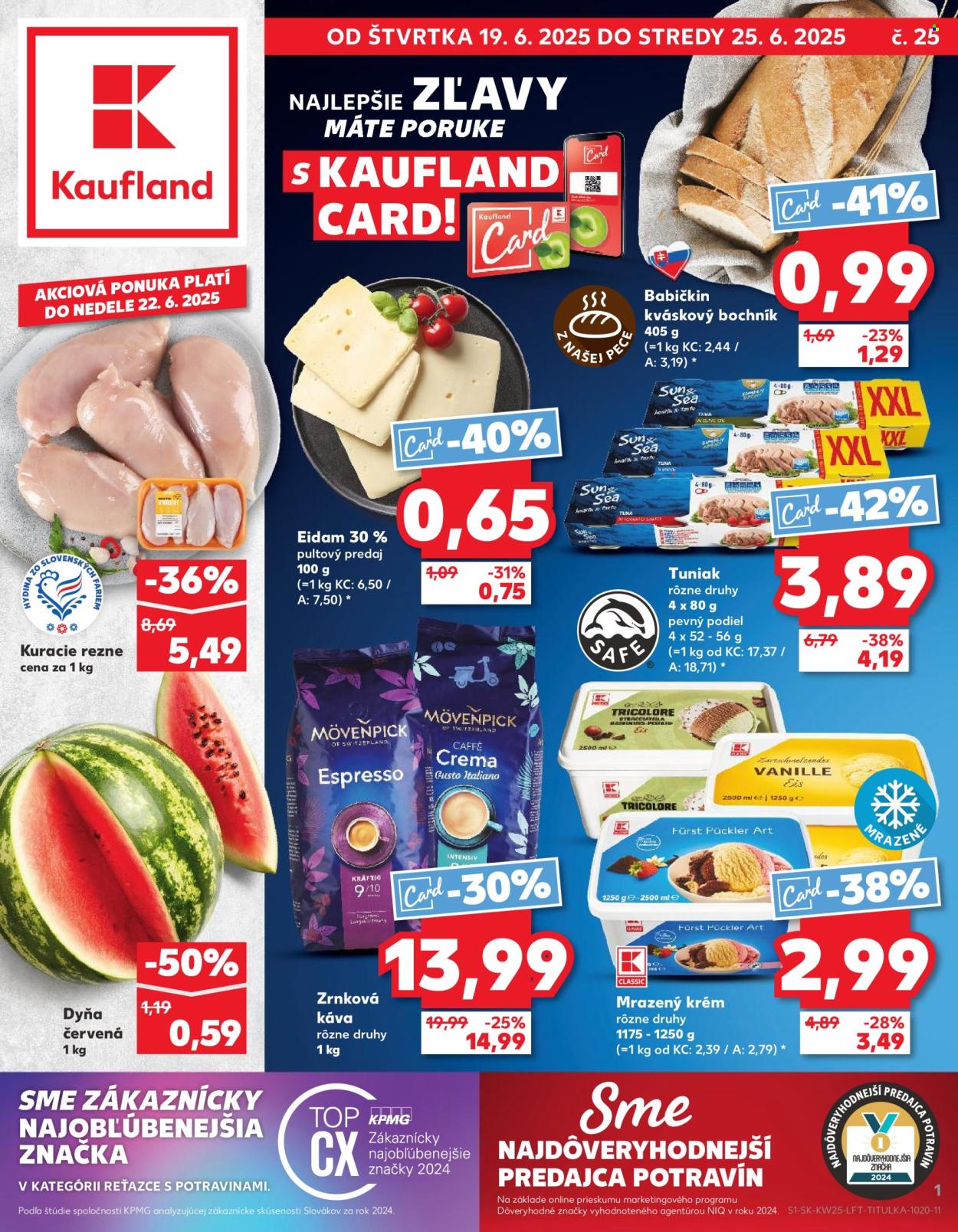 Leták Kaufland - 19.6.2025 - 25.6.2025. Strana 1