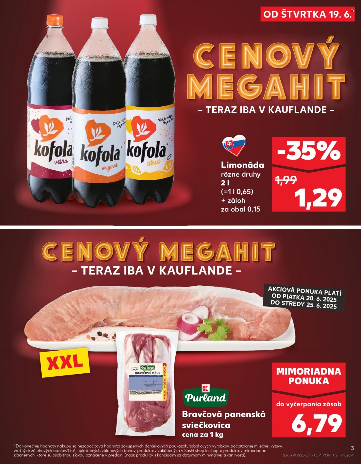 Leták Kaufland - 19.6.2025 - 25.6.2025. Strana 3