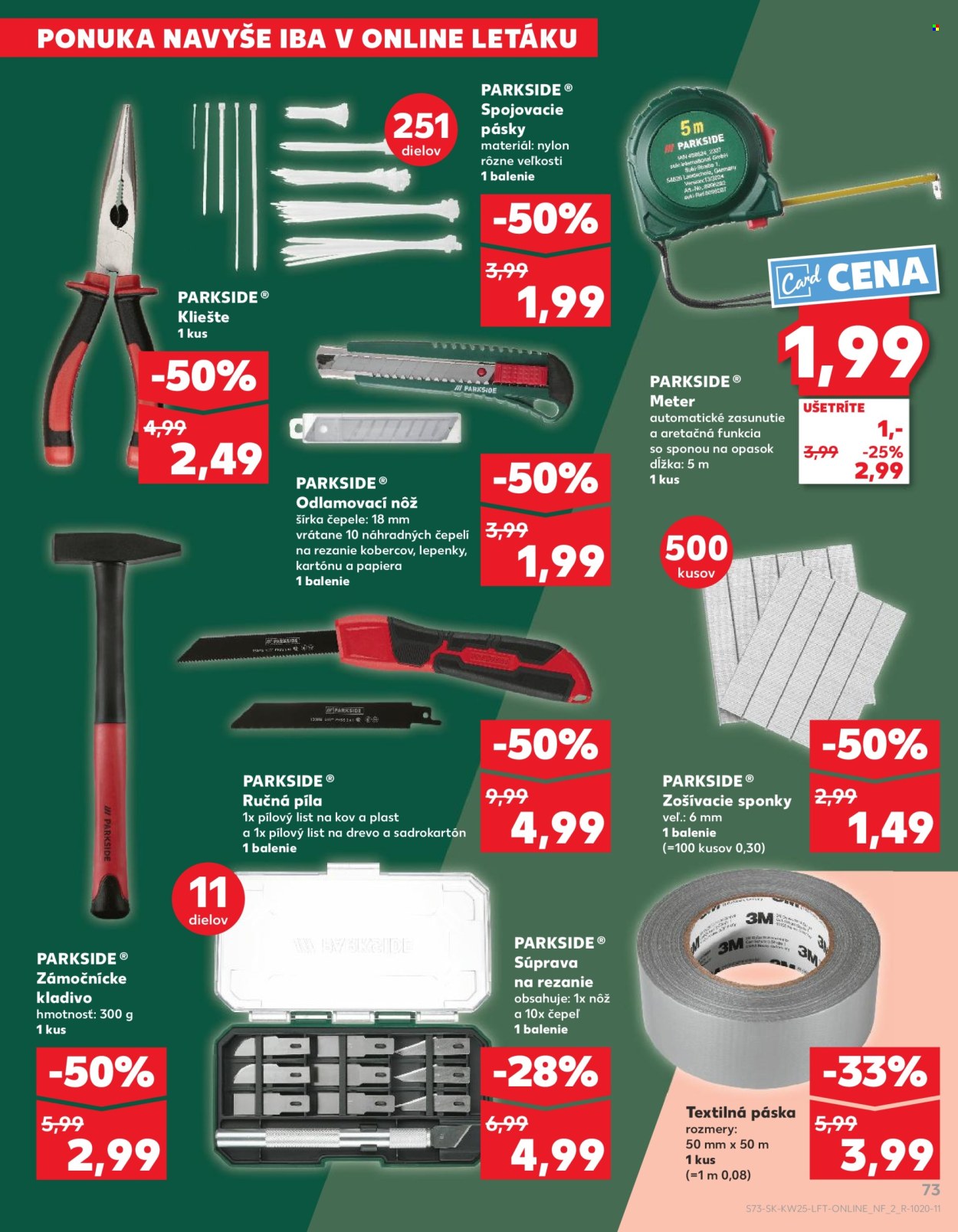 Leták Kaufland - 19.6.2025 - 25.6.2025. Strana 73
