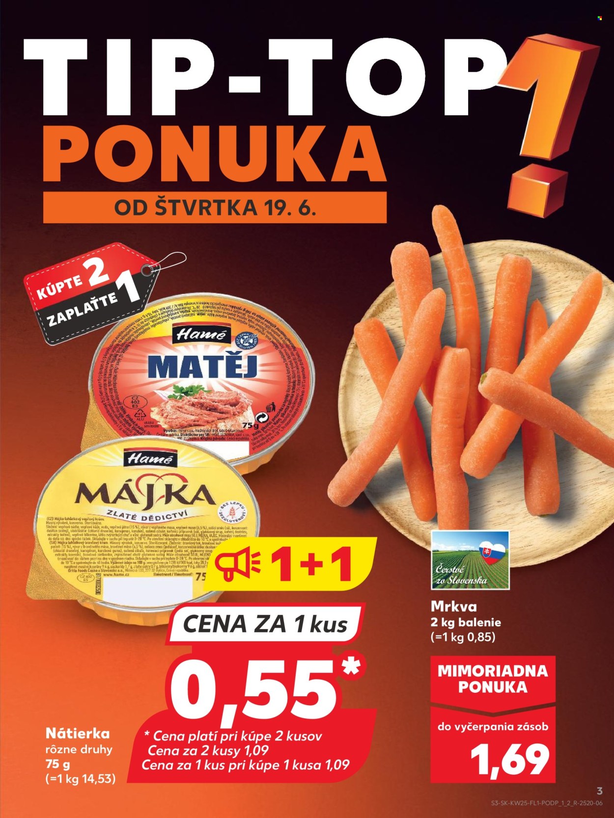 Leták Kaufland - 19.6.2025 - 25.6.2025. Strana 3