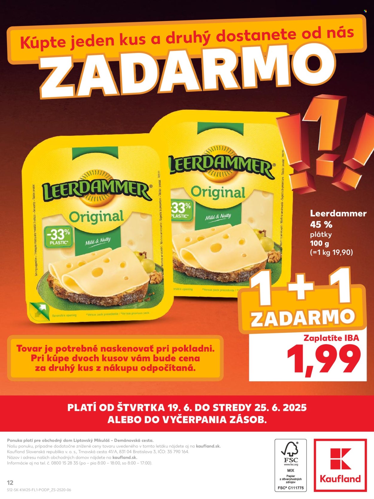 Leták Kaufland - 19.6.2025 - 25.6.2025. Strana 12