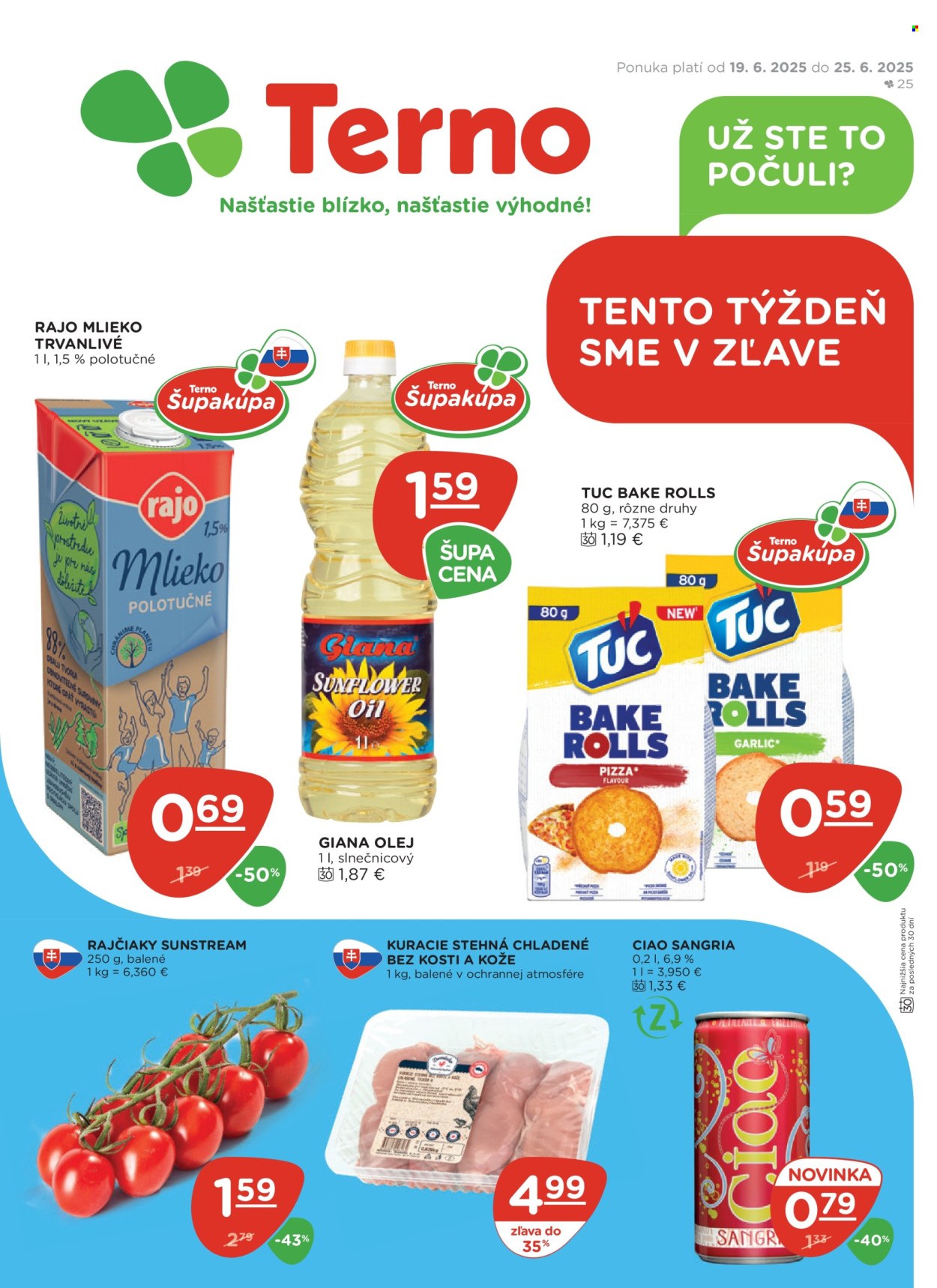 Leták Terno - 19.6.2025 - 25.6.2025. Strana 1