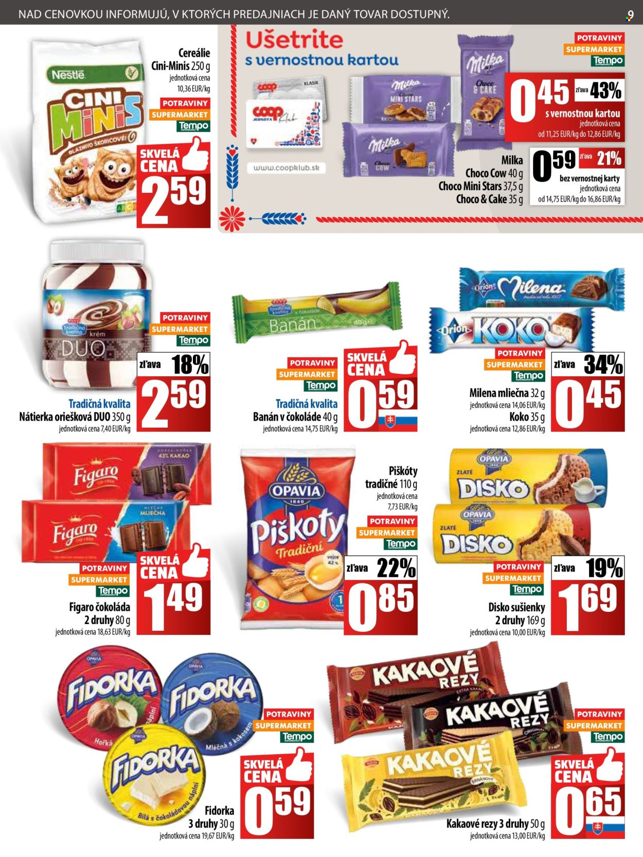 Leták COOP Jednota - 19.6.2025 - 25.6.2025. Strana 9