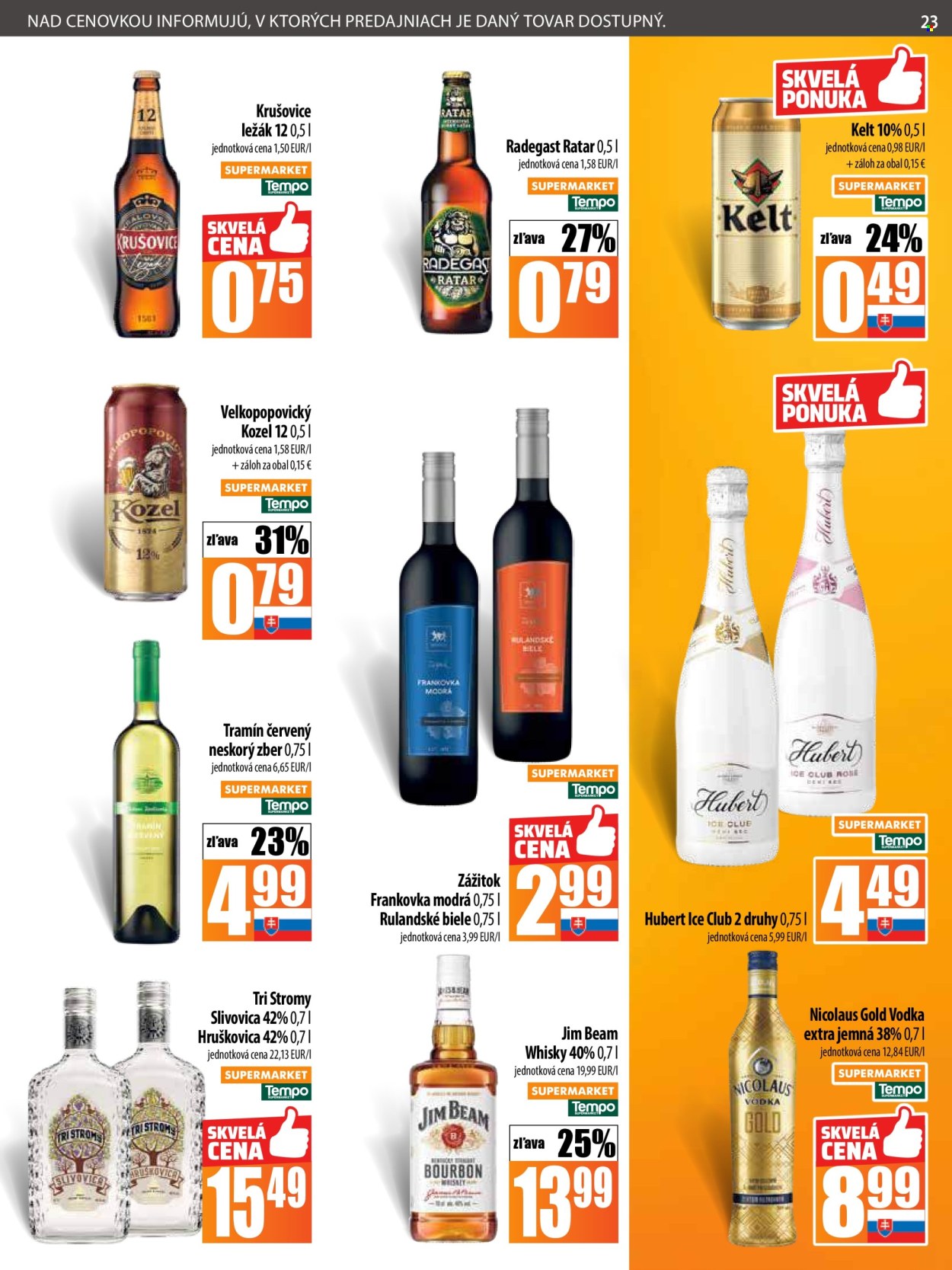 Leták COOP Jednota - 19.6.2025 - 25.6.2025. Strana 23