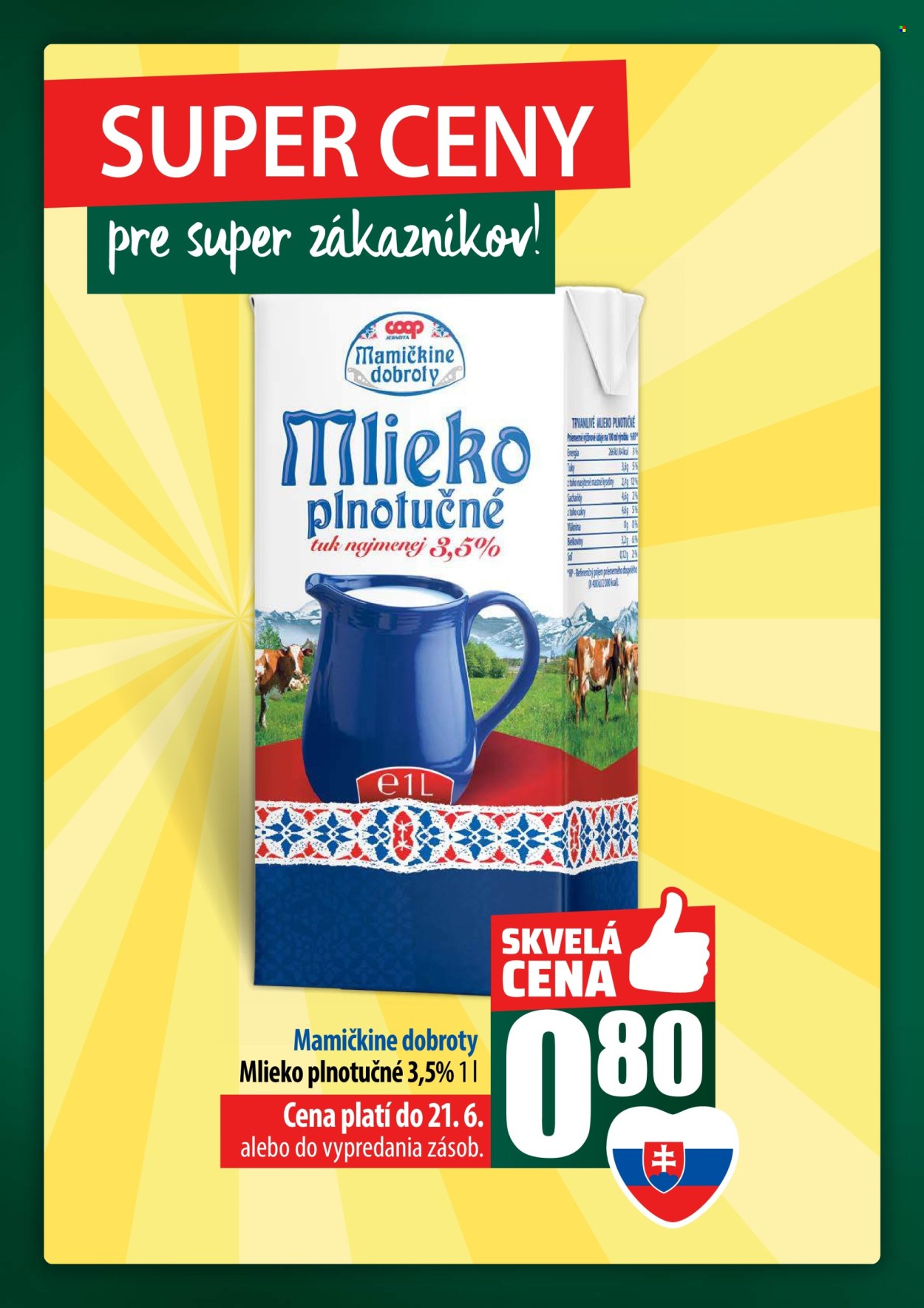 Leták COOP Jednota - 19.6.2025 - 25.6.2025. Strana 6