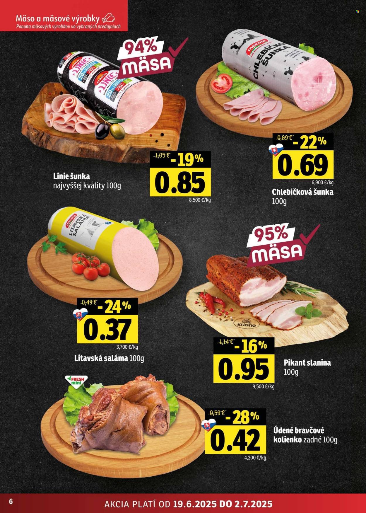 Leták FRESH - 19.6.2025 - 2.7.2025. Strana 6