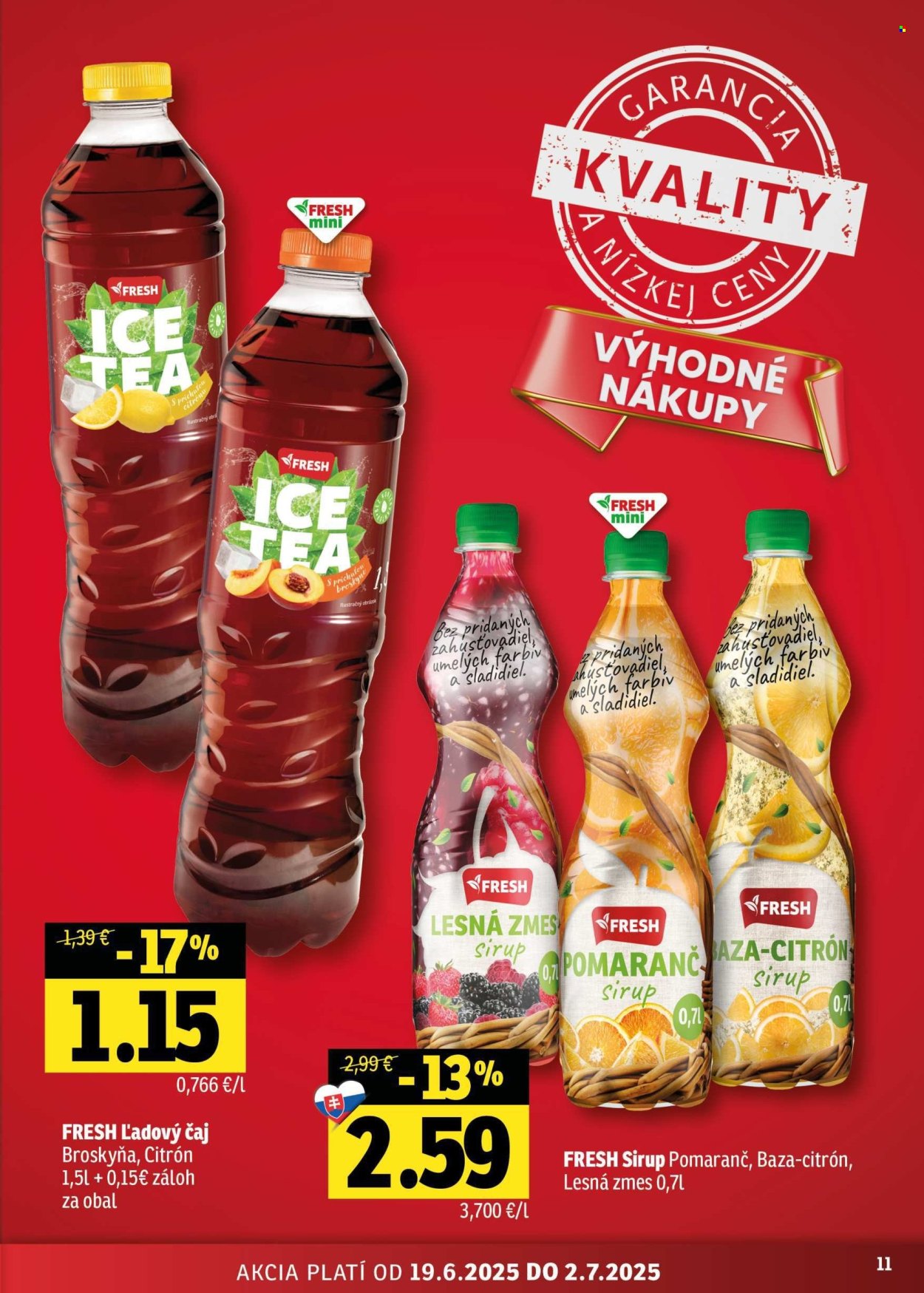 Leták FRESH - 19.6.2025 - 2.7.2025. Strana 11