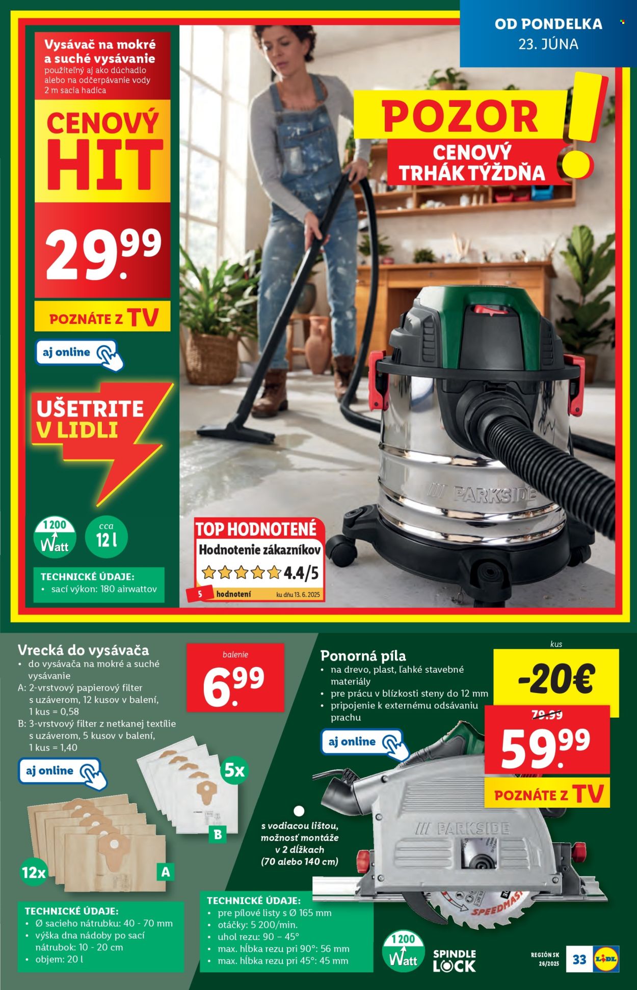 Leták Lidl - 23.6.2025 - 29.6.2025. Strana 43