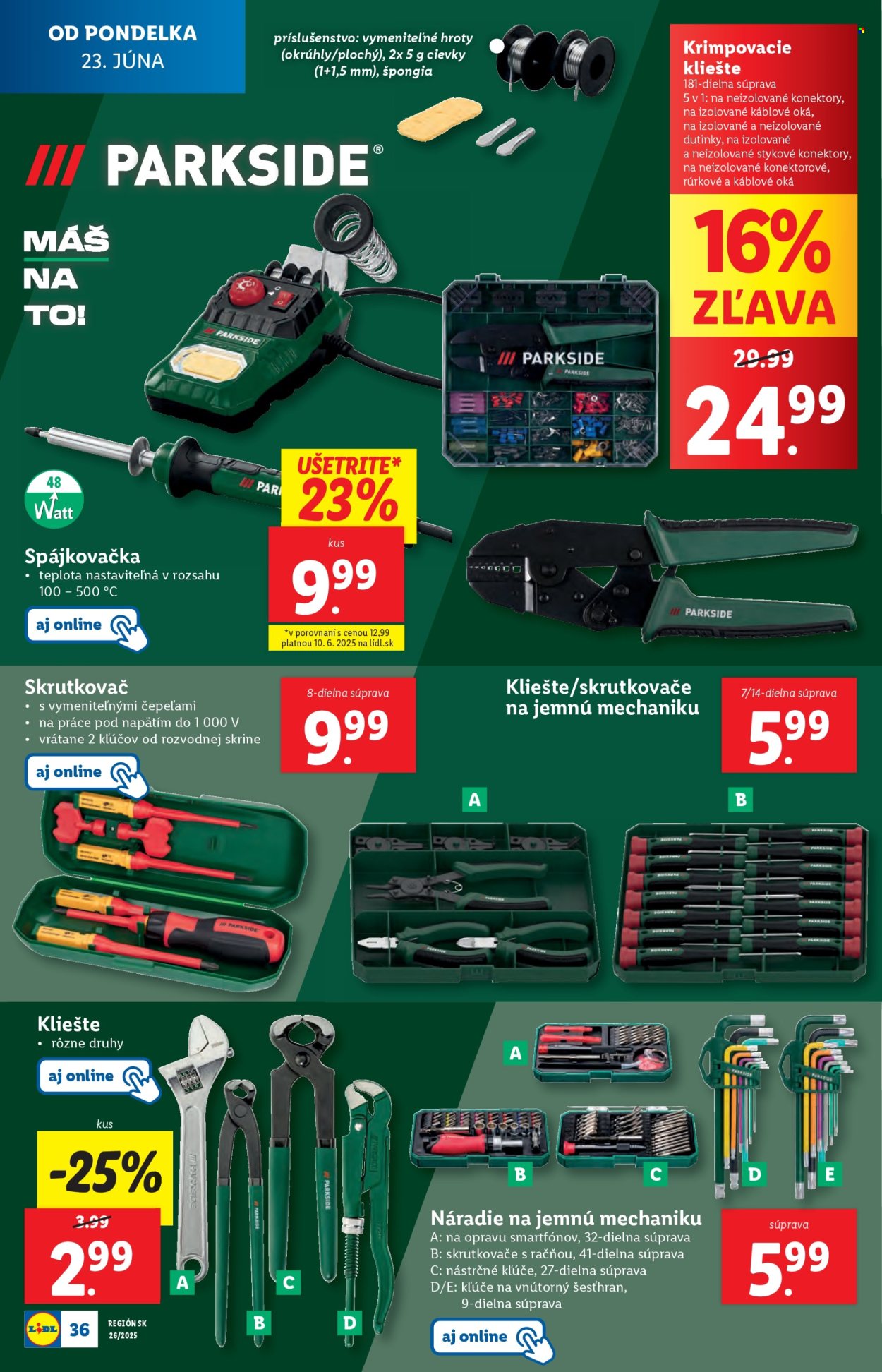 Leták Lidl - 23.6.2025 - 29.6.2025. Strana 46