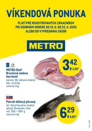 Leták Metro - 19.6.2025 - 22.6.2025.