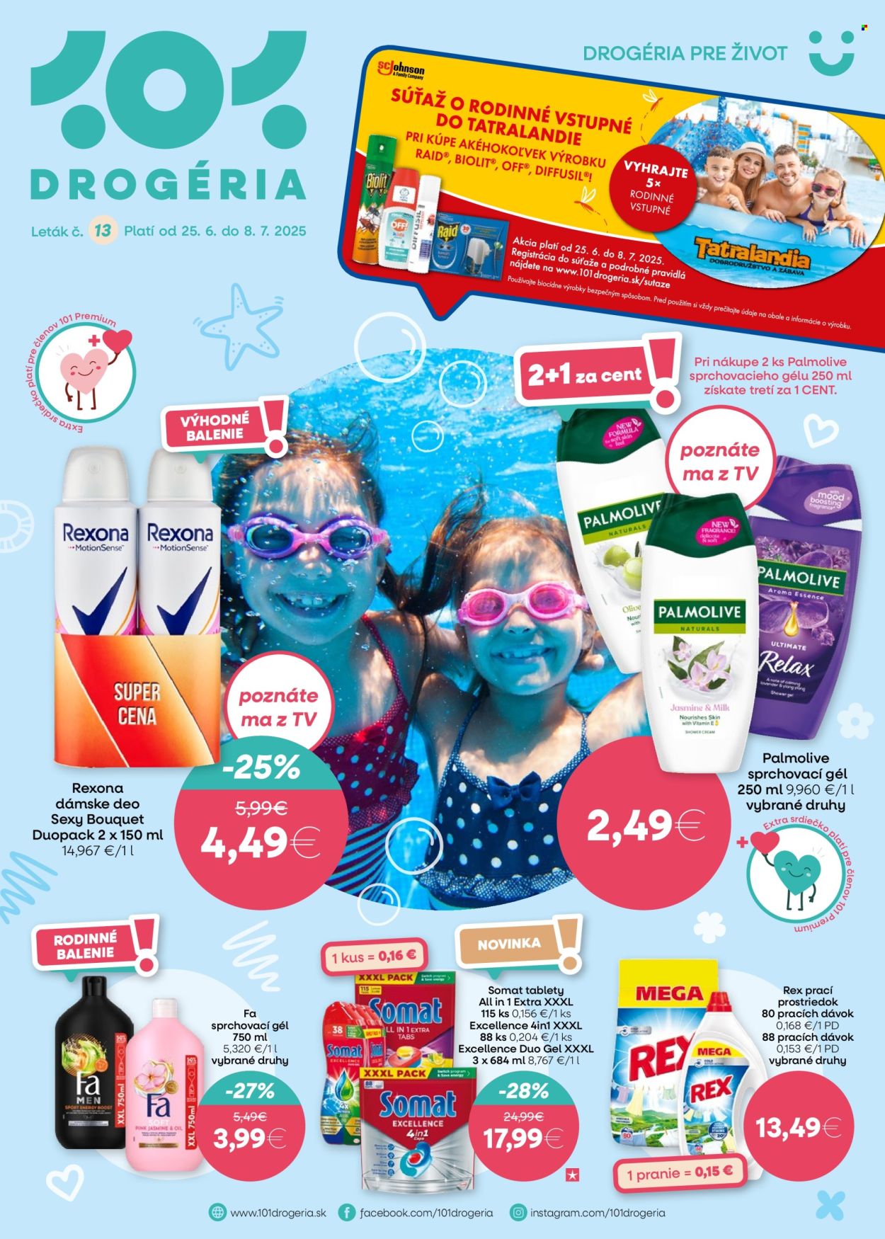 Leták 101 Drogerie - 25.6.2025 - 8.7.2025. Strana 1