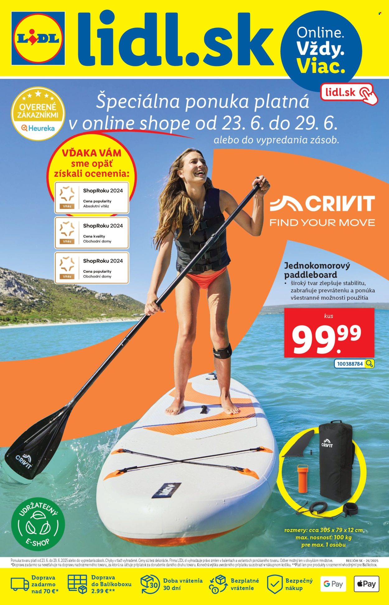 Leták Lidl - 23.6.2025 - 29.6.2025. Strana 1