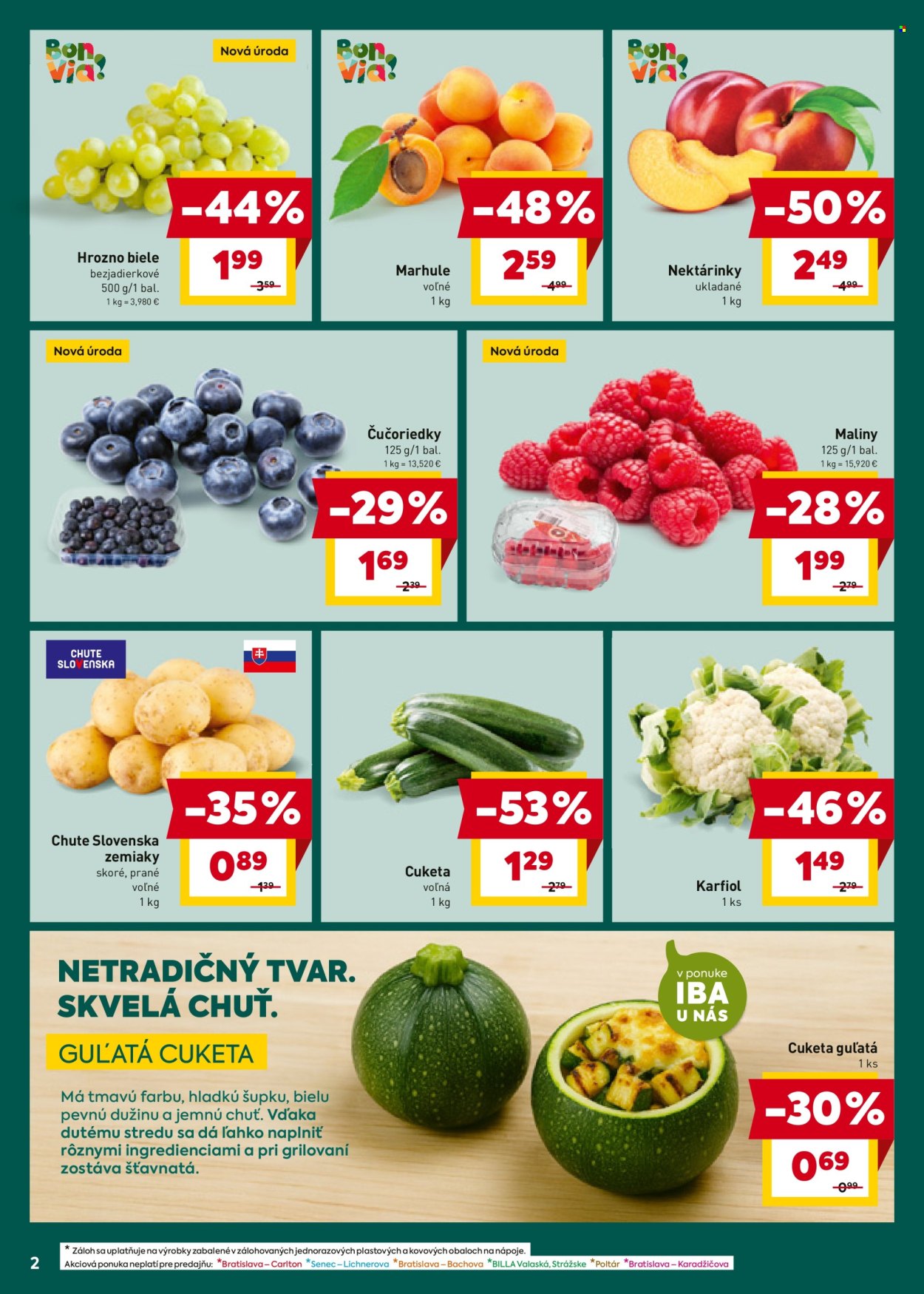 Leták Billa - 25.6.2025 - 1.7.2025. Strana 2