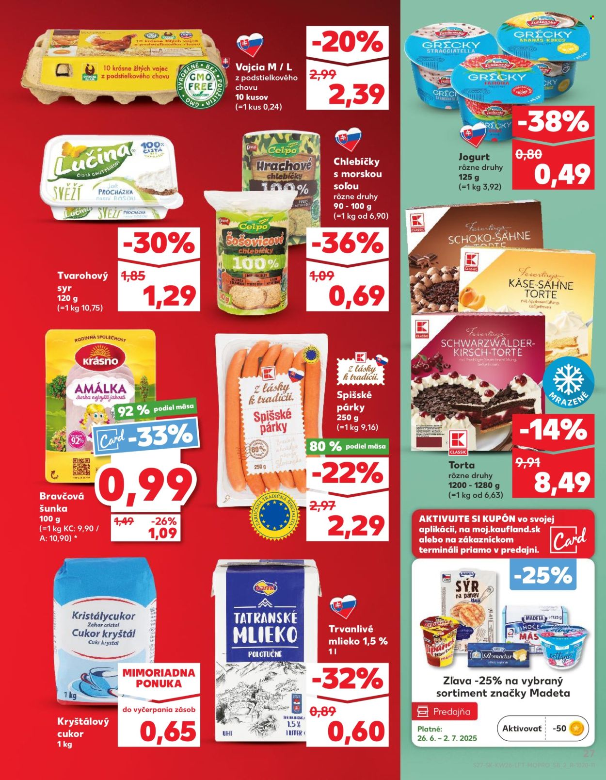 Leták Kaufland - 26.6.2025 - 2.7.2025. Strana 27