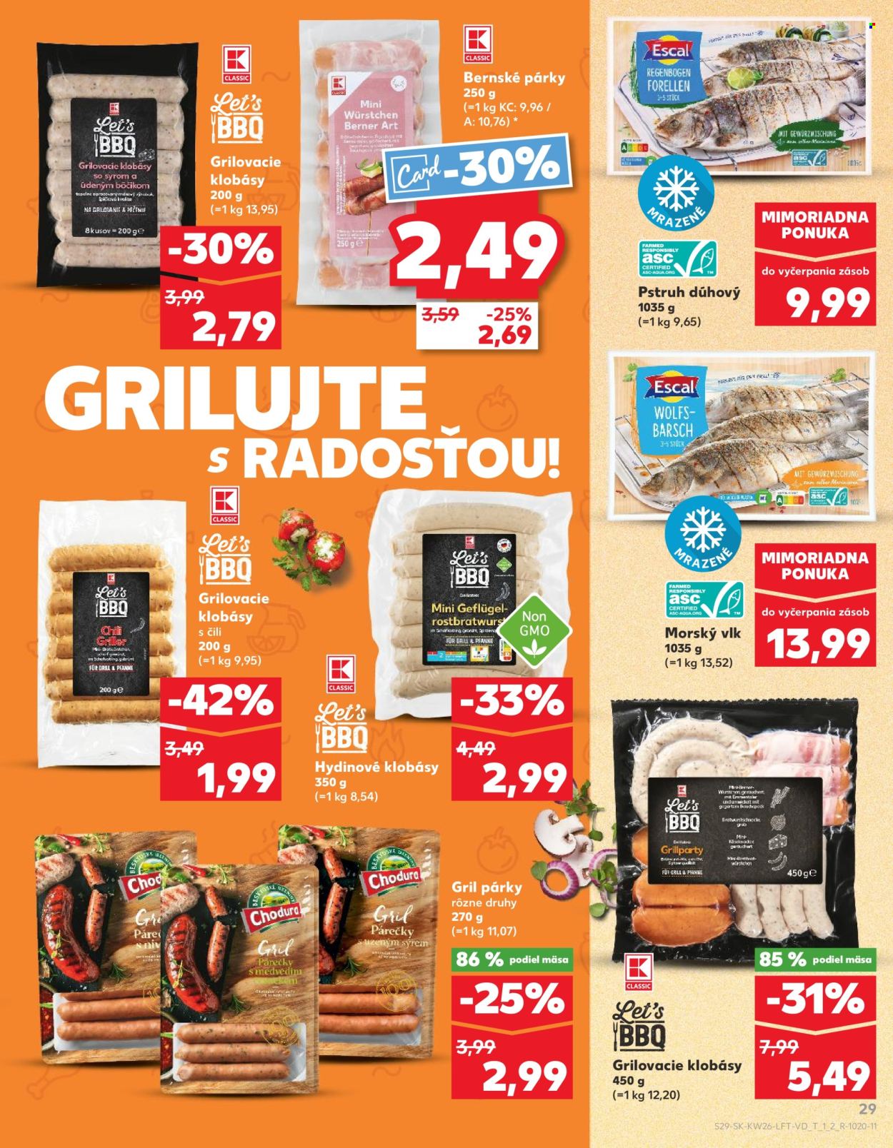 Leták Kaufland - 26.6.2025 - 2.7.2025. Strana 29