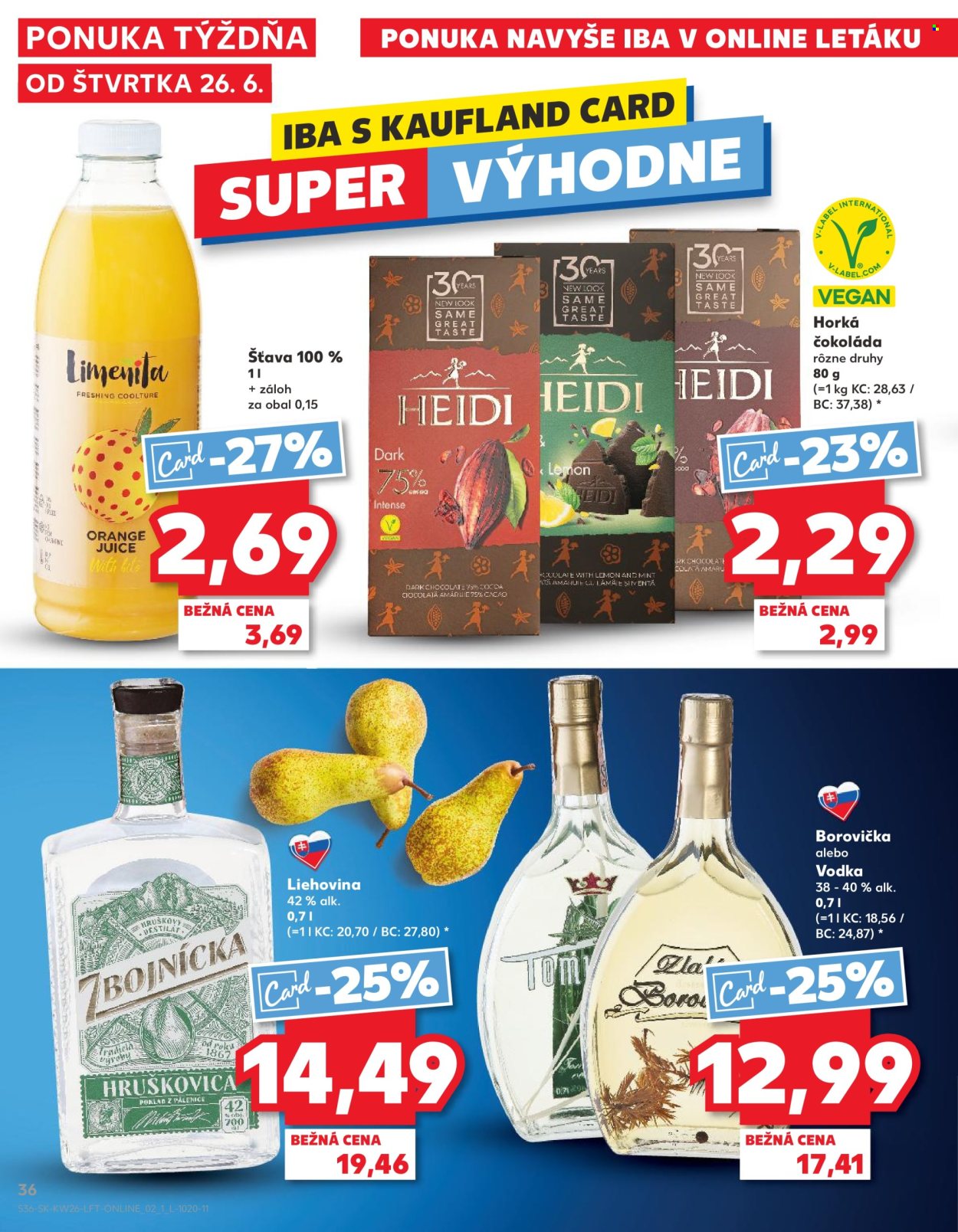 Leták Kaufland - 26.6.2025 - 2.7.2025. Strana 36