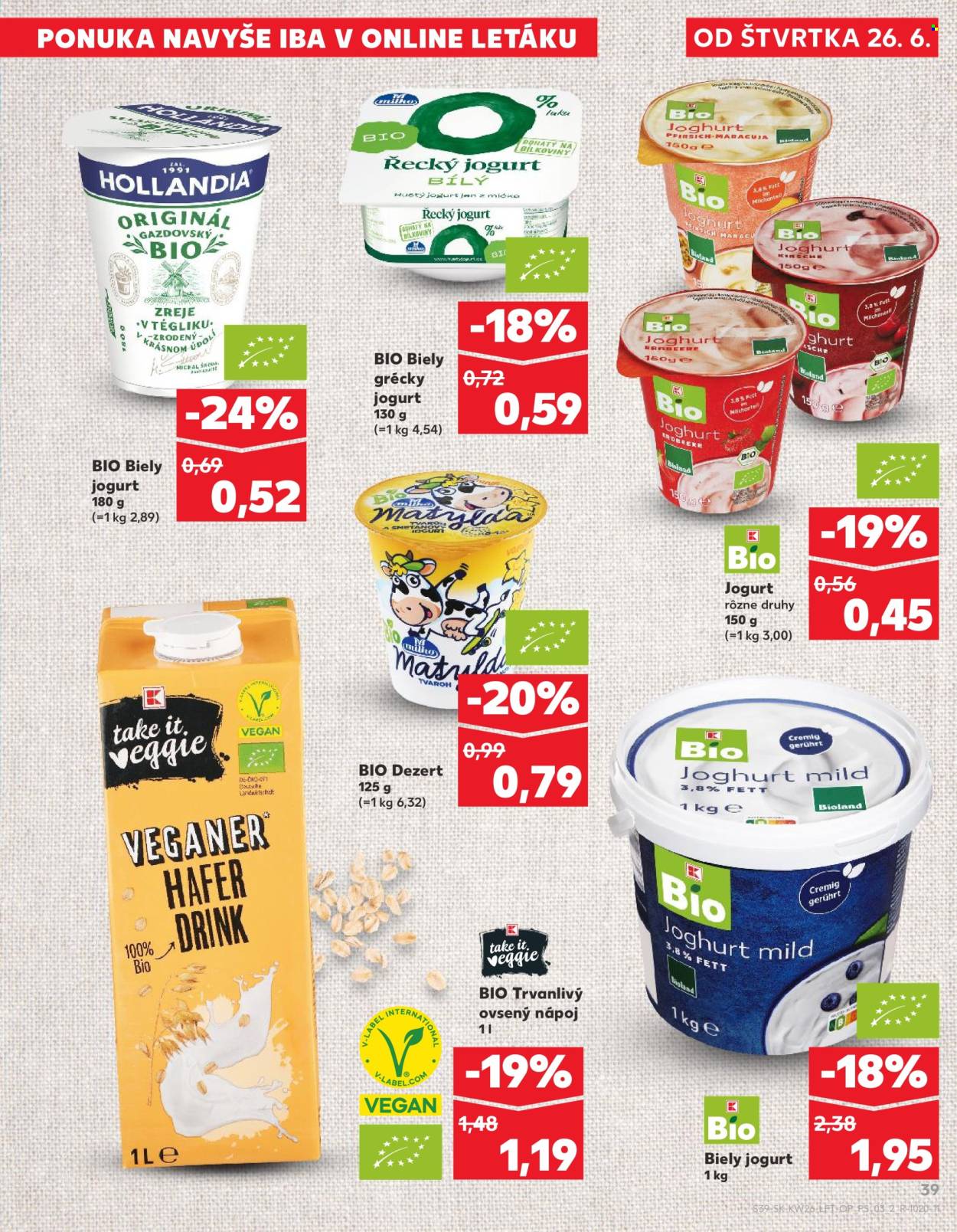 Leták Kaufland - 26.6.2025 - 2.7.2025. Strana 39