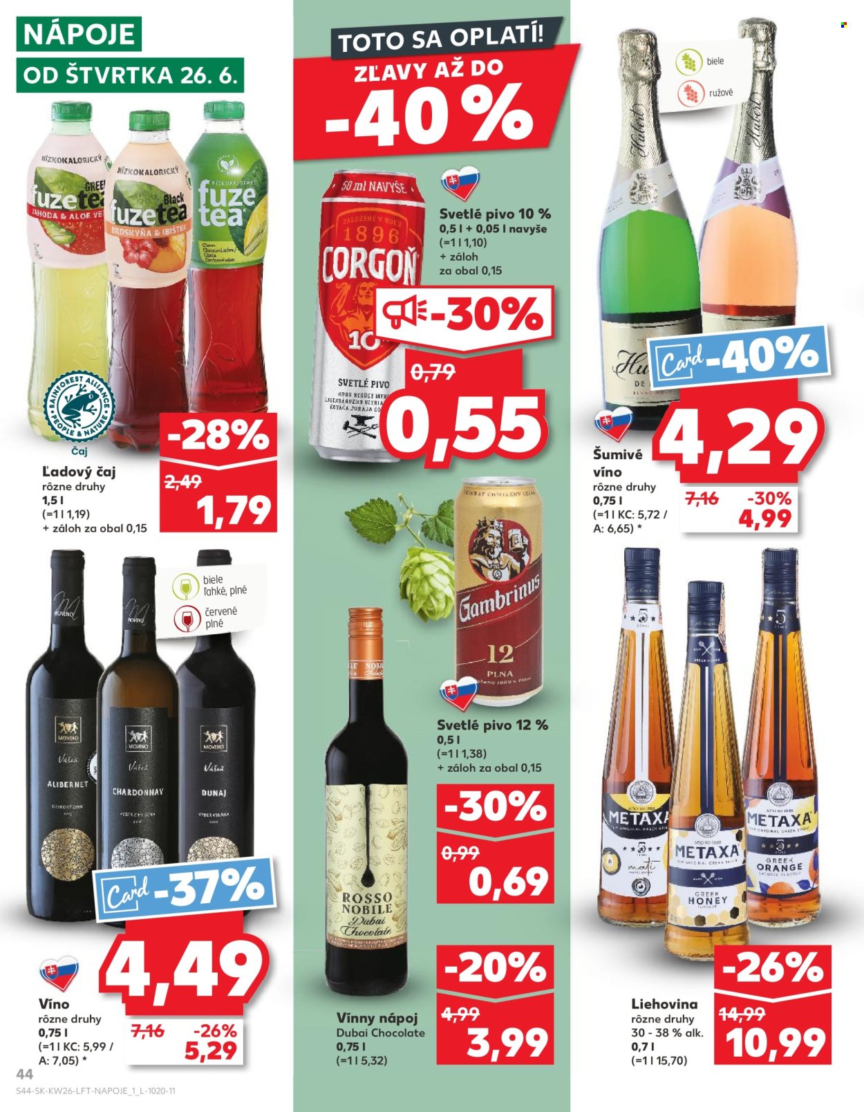 Leták Kaufland - 26.6.2025 - 2.7.2025. Strana 44