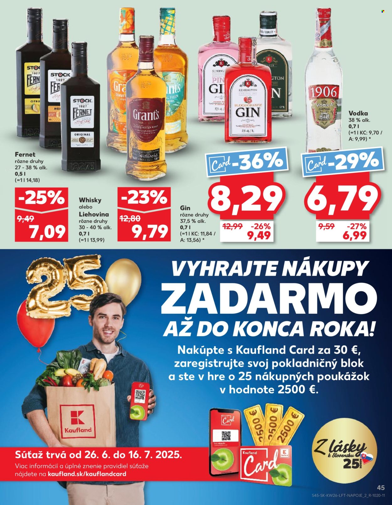 Leták Kaufland - 26.6.2025 - 2.7.2025. Strana 45